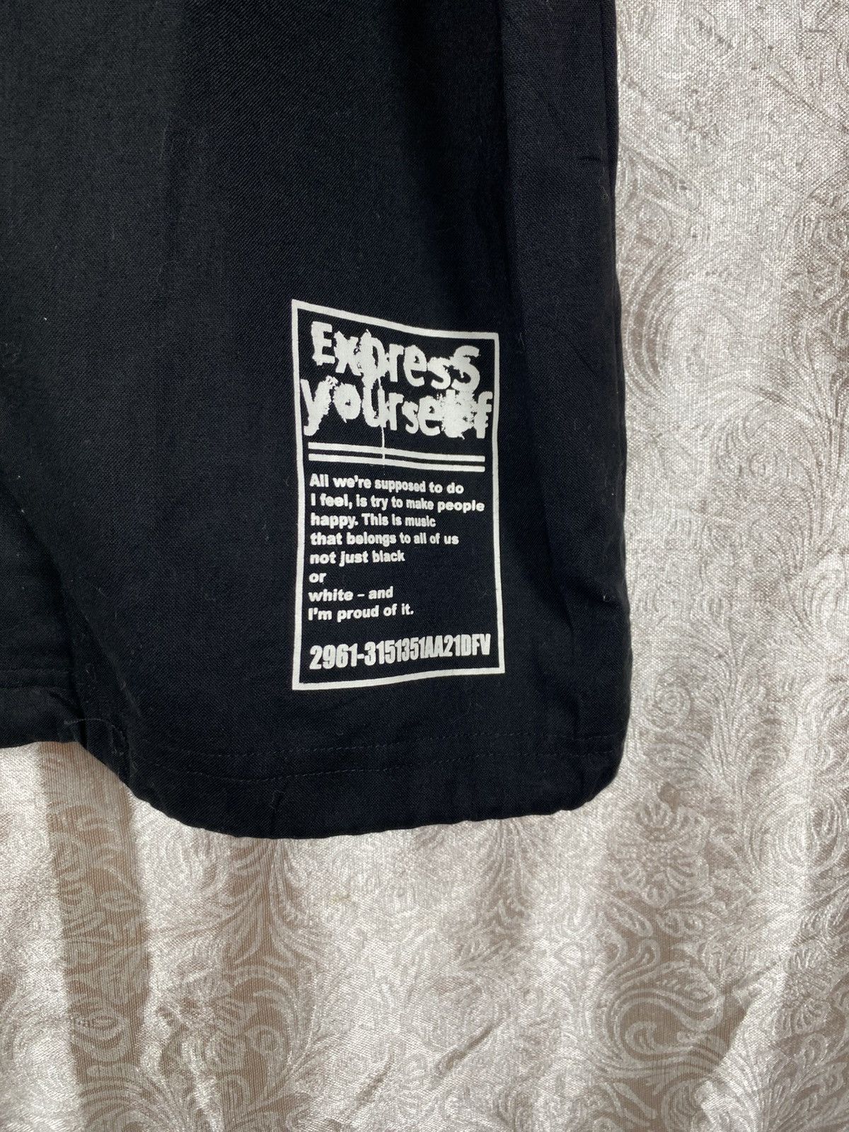 Japanese Brand NP Noble Product Black Short Sleeve Big Back Print Graphic Size US M / EU 48-50 / 2 - 7 Thumbnail