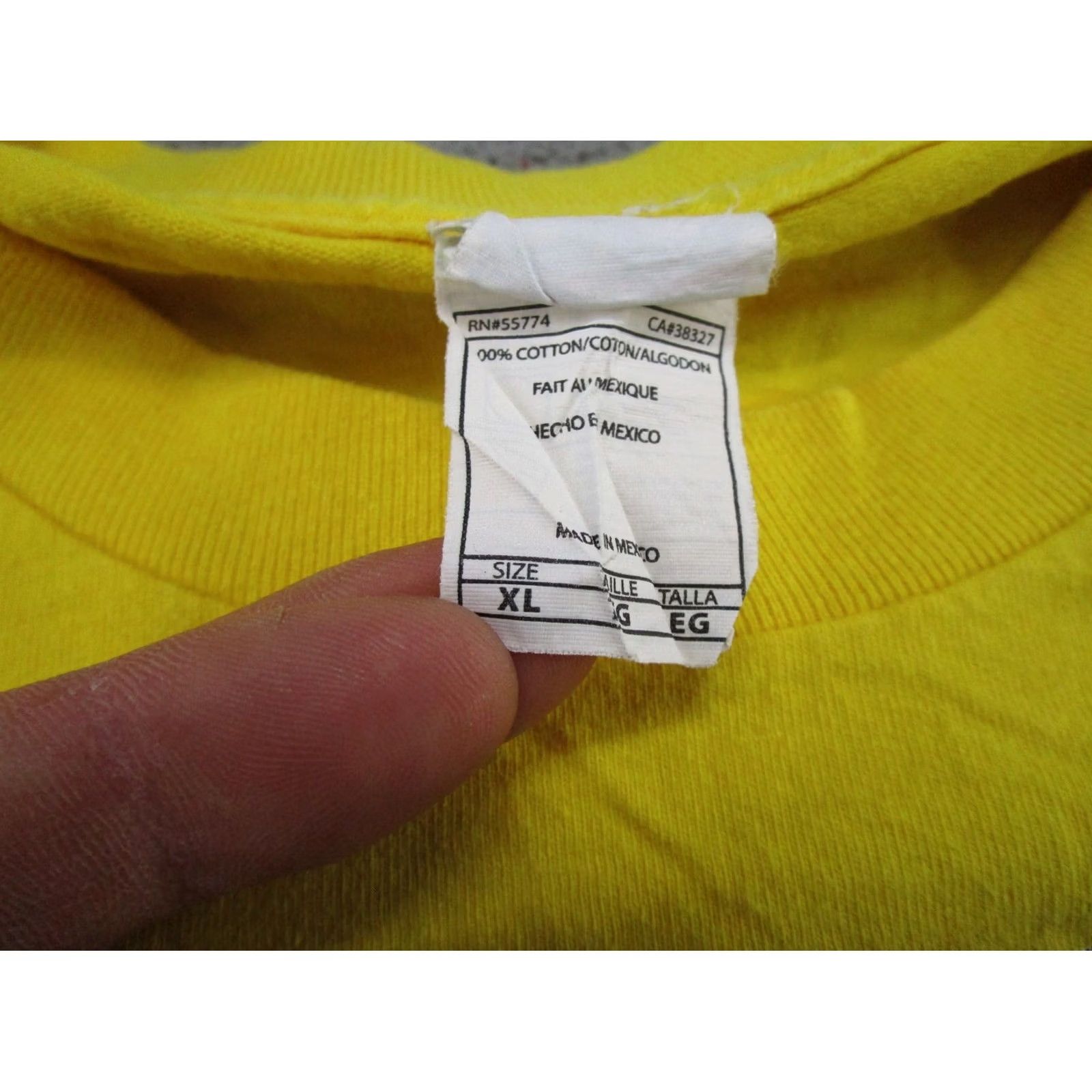 Vintage Monster Jam Trucks T-Shirt Mens Size XL Read Graphic Print 2 Sided Alstyle Cotton Yellow Crew Neck Vintage No Size US XL / EU 56 / 4 - 5 Thumbnail