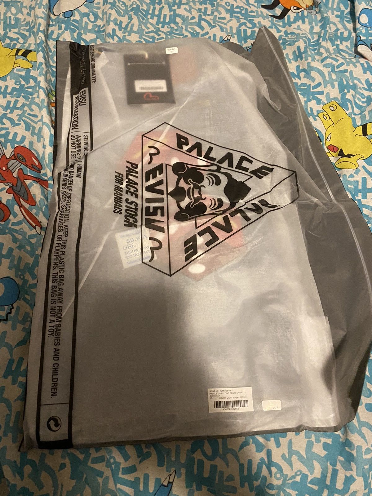 Evisu × Palace Palace Evisu Long Denim Shorts Light Wash Size 32 Size US 32 / EU 48 - 6 Thumbnail