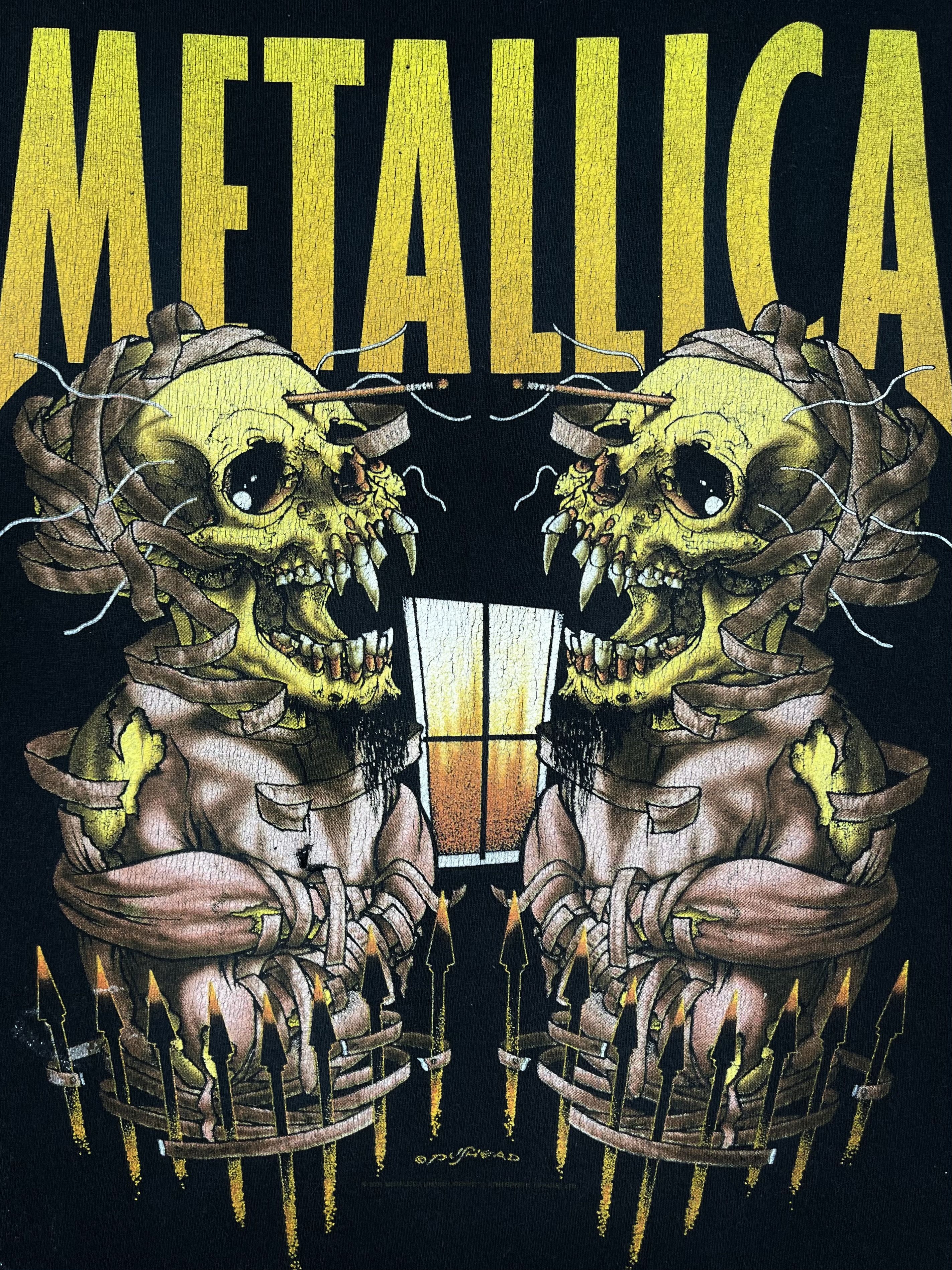 Band Tees Vintage Metallica Pushead Rare Rock Band T Shirt 00’s Size US M / EU 48-50 / 2 - 8 Thumbnail
