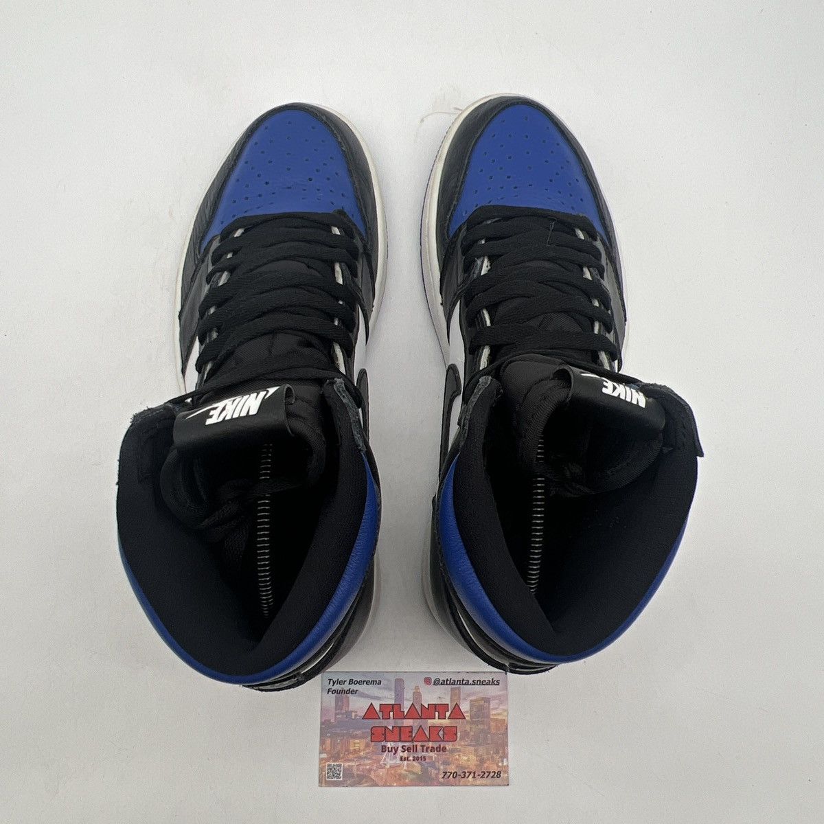 Nike Air Jordan 1 high Royal toe Size US 8 / EU 41 - 7 Thumbnail