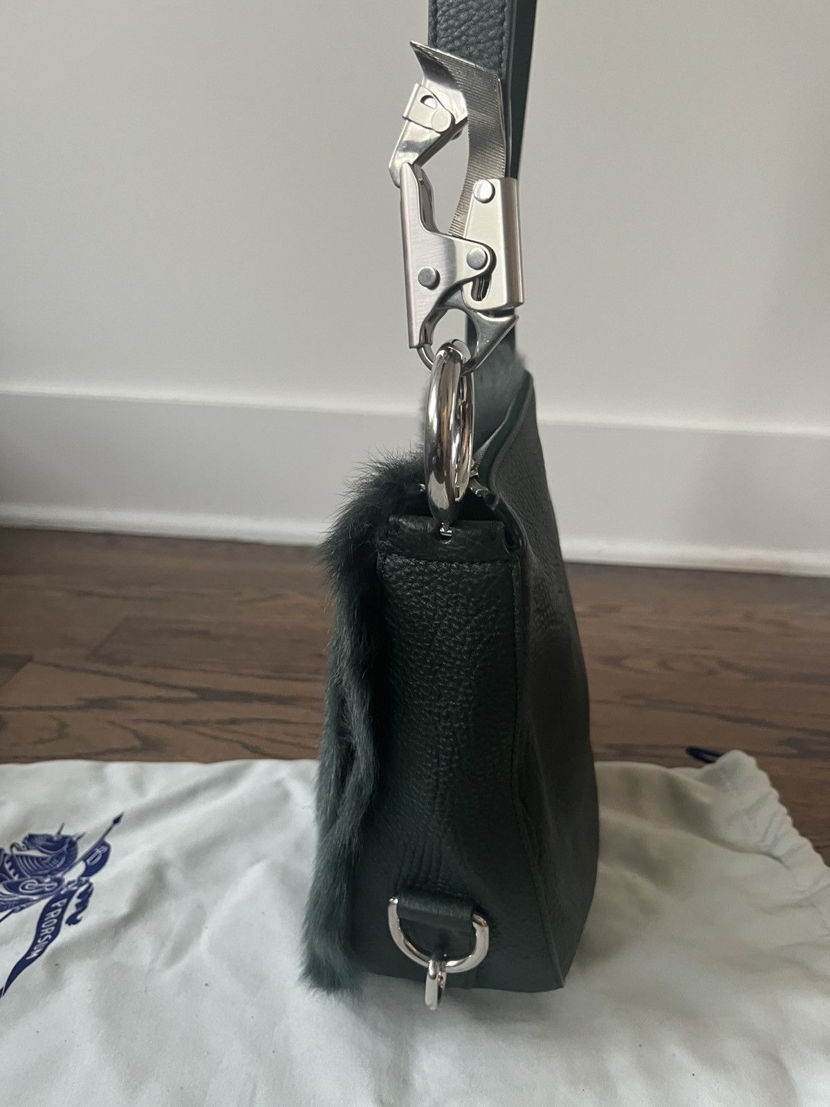 Burberry Burberry Small Knight Shearling Bag Size ONE SIZE - 18 Thumbnail