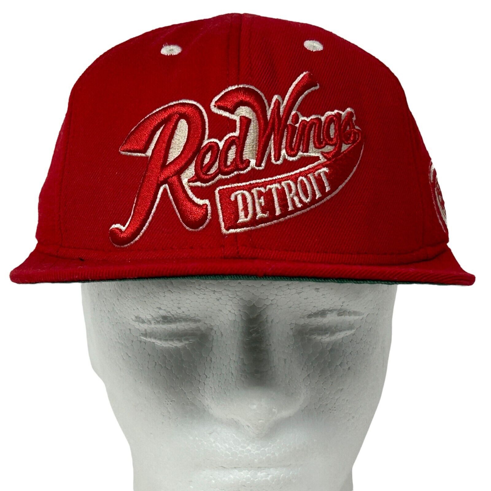 Reebok Detroit Red Wings Script Wool Hat Baseball Cap Red Reebok Size ONE SIZE - 2 Thumbnail