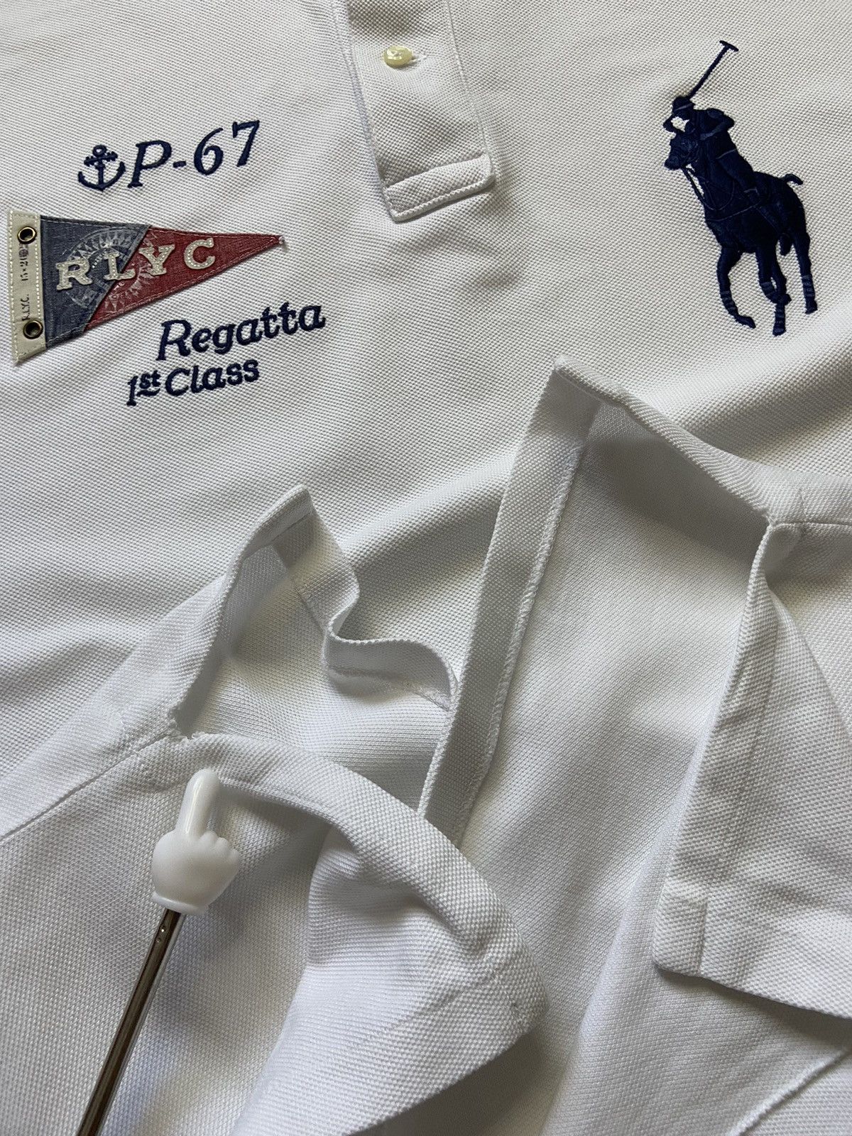 Polo Ralph Lauren Vintage Polo Ralph Lauren RLYC Regatta Big Logo Pony Rare Size US M / EU 48-50 / 2 - 4 Thumbnail