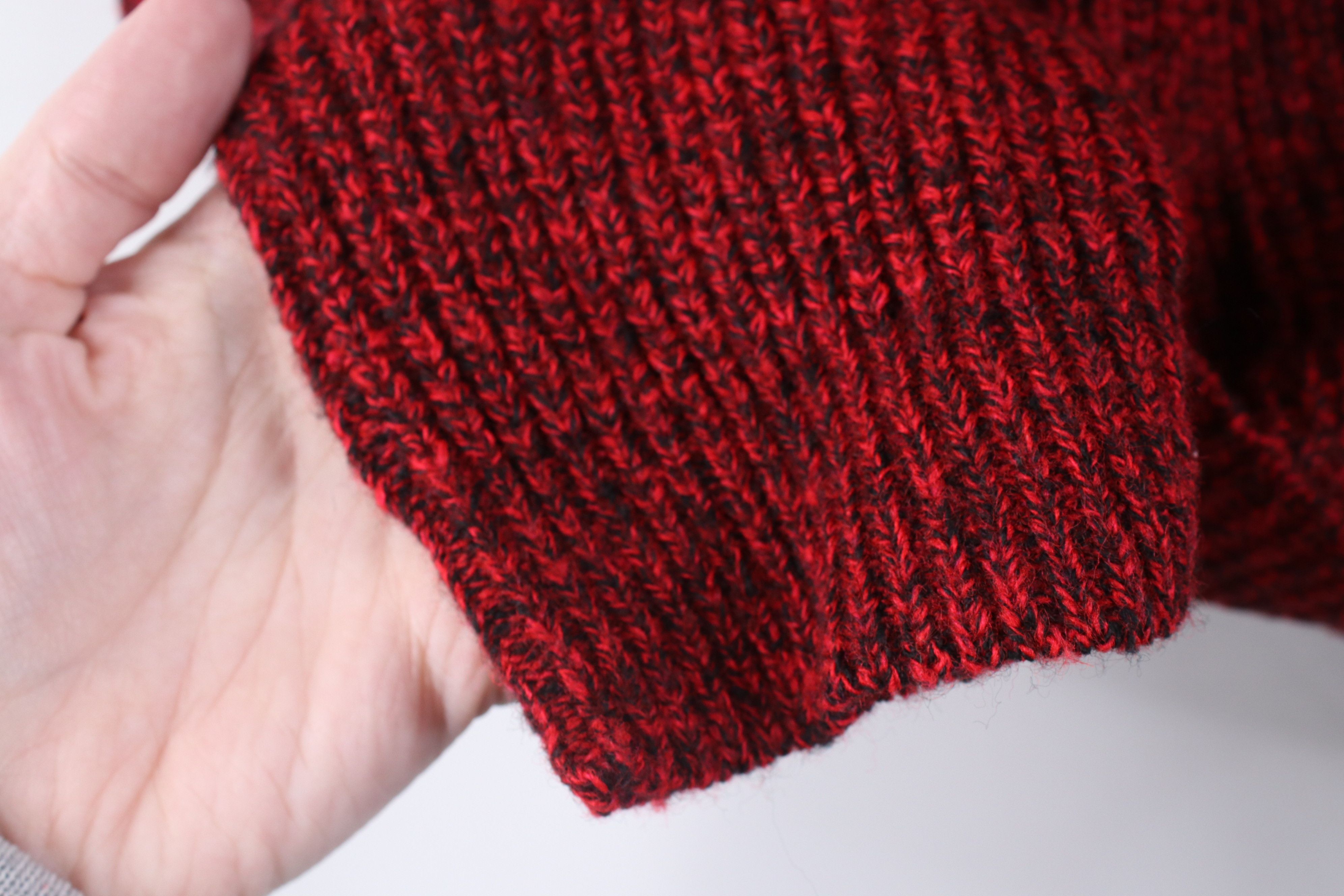 Vintage Vintage 80s 90s Streetwear Knit Crewneck Sweater USA Red Size S / US 4 / IT 40 - 8 Thumbnail