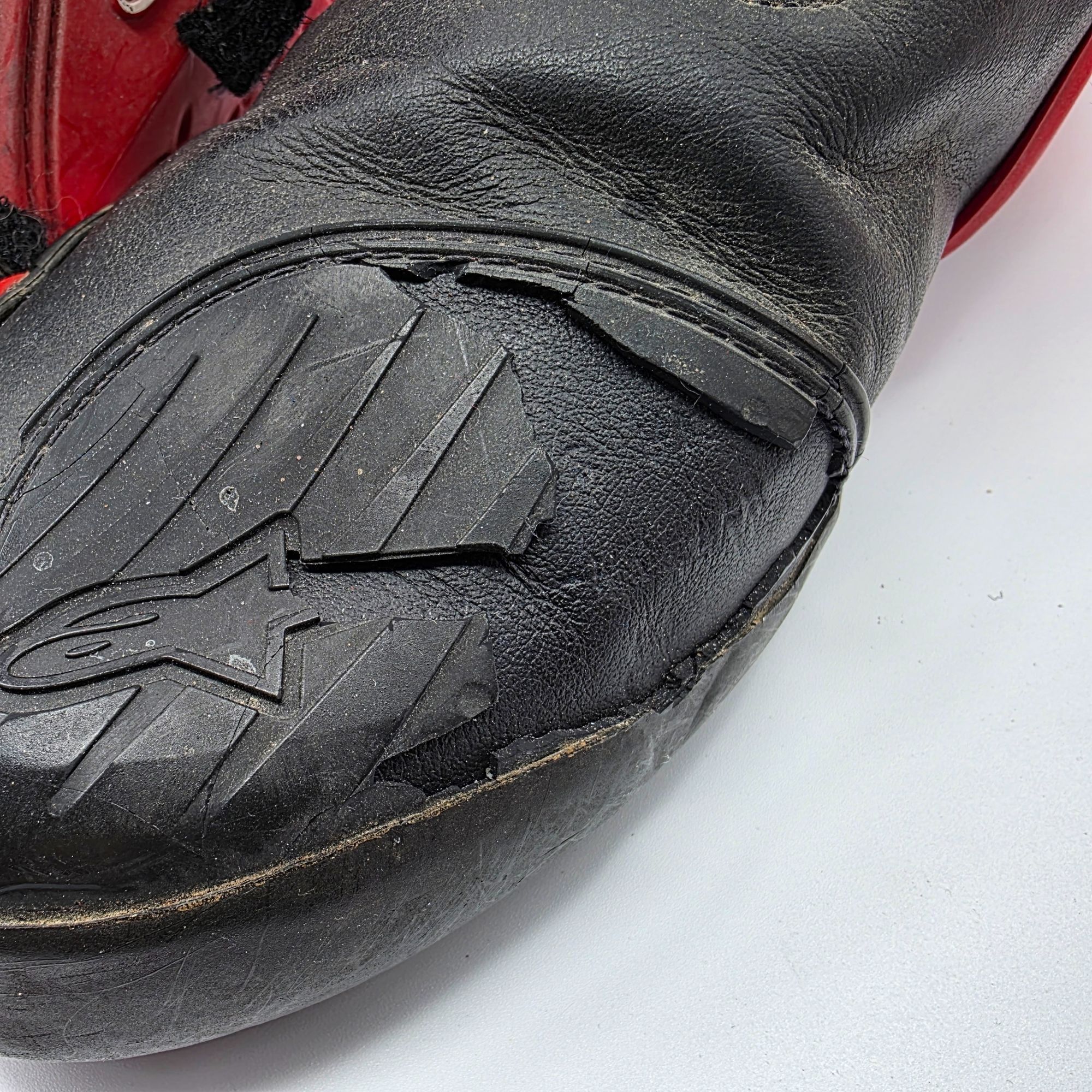 Alpinestars Alpinestars SMX Plus Mens Size 11.5 Red Black Motorcycle Boo Size US 11.5 / EU 44-45 - 12 Thumbnail