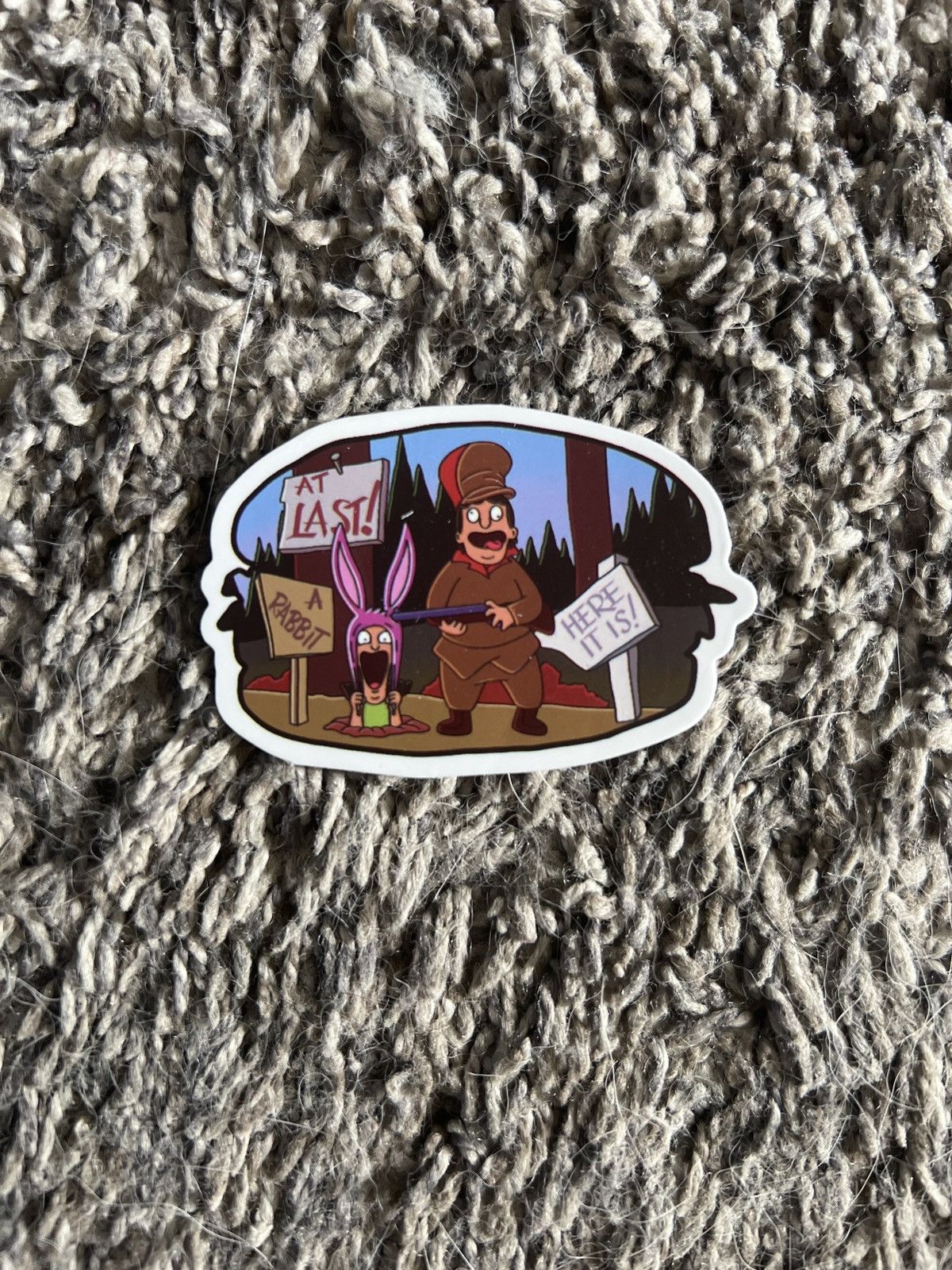 Hypebeast Bob’s Burgers Hunting Sticker Size ONE SIZE - 1 Thumbnail