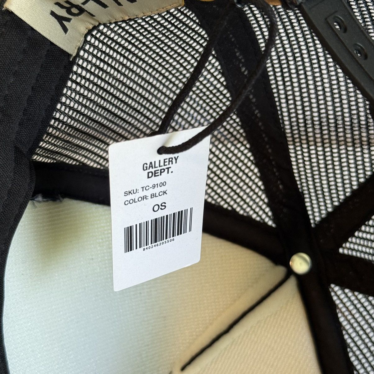 Gallery Dept. Gallery Dept Workshop Cap Black Size ONE SIZE - 5 Thumbnail