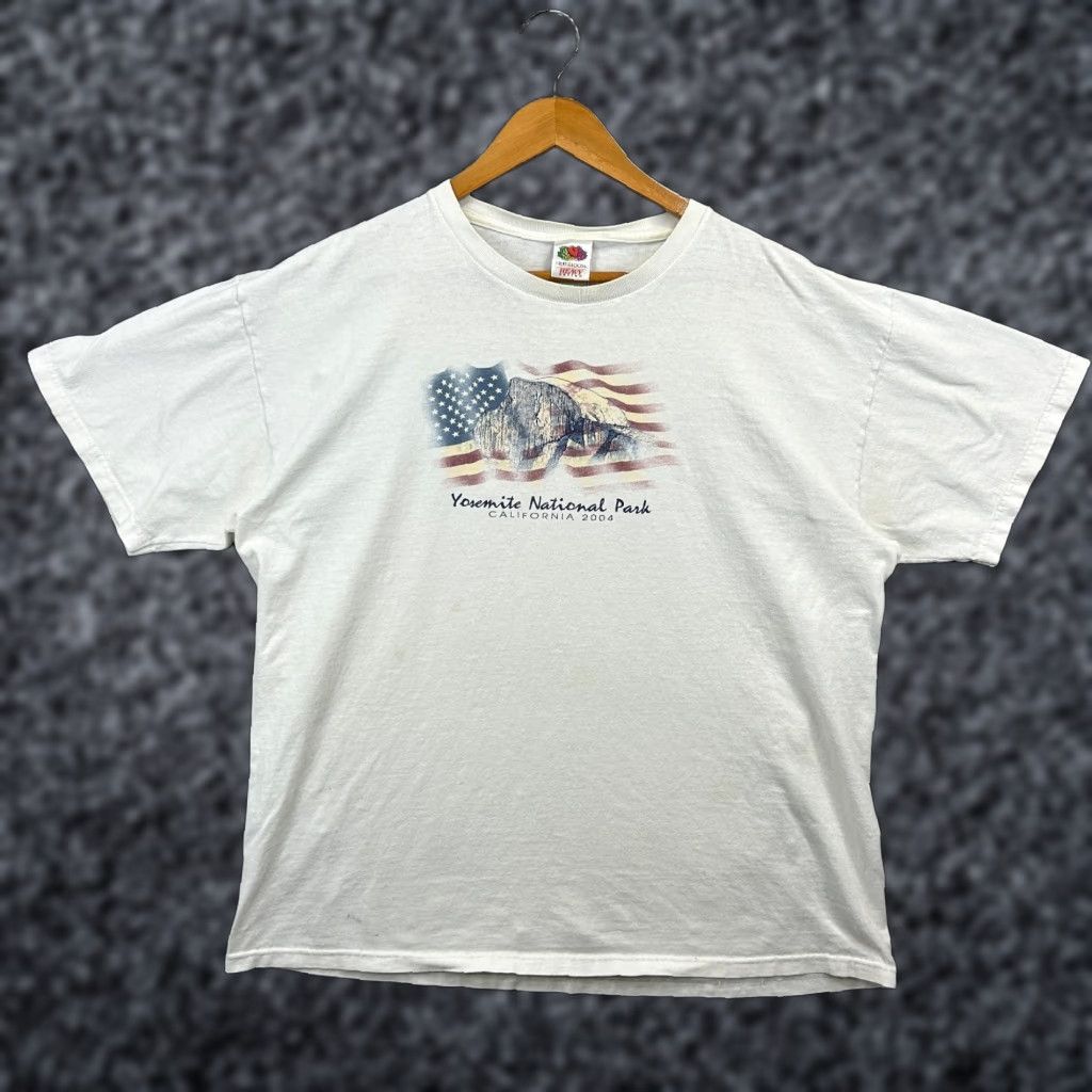 Fruit Of The Loom Vtg Yosemite National Park Cotton T-Shirt 2004 Fruit of the Loom Men’s XL White Size US XL / EU 56 / 4 - 1 Thumbnail