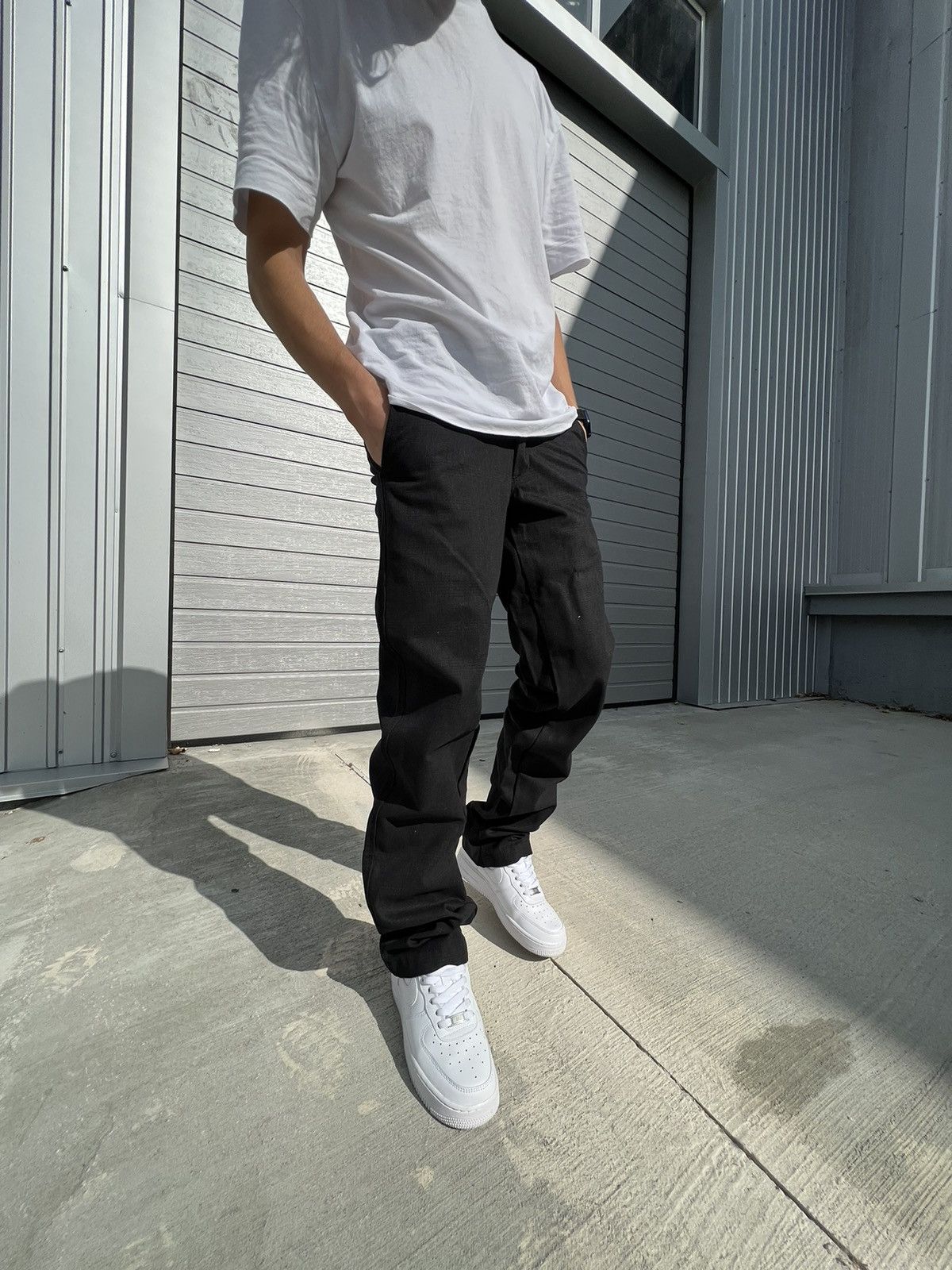 Carhartt × Vintage Vintage Carhartt Pants Plaided Black Size US 28 / EU 44 - 3 Thumbnail