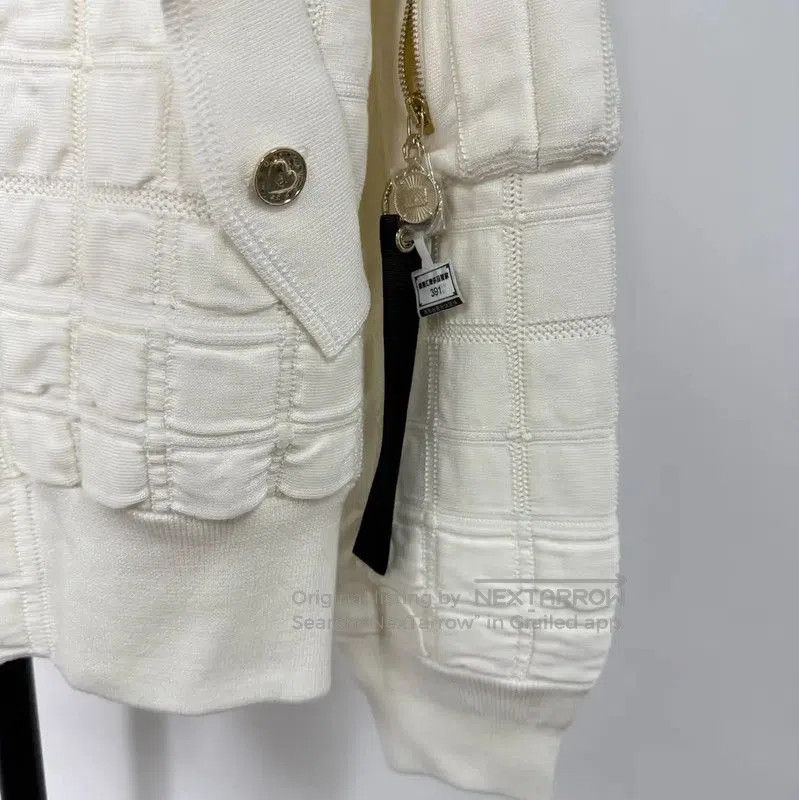 Chanel Chanel White Cotton Women's Jacket . Size L / US 10 / IT 46 - 6 Thumbnail