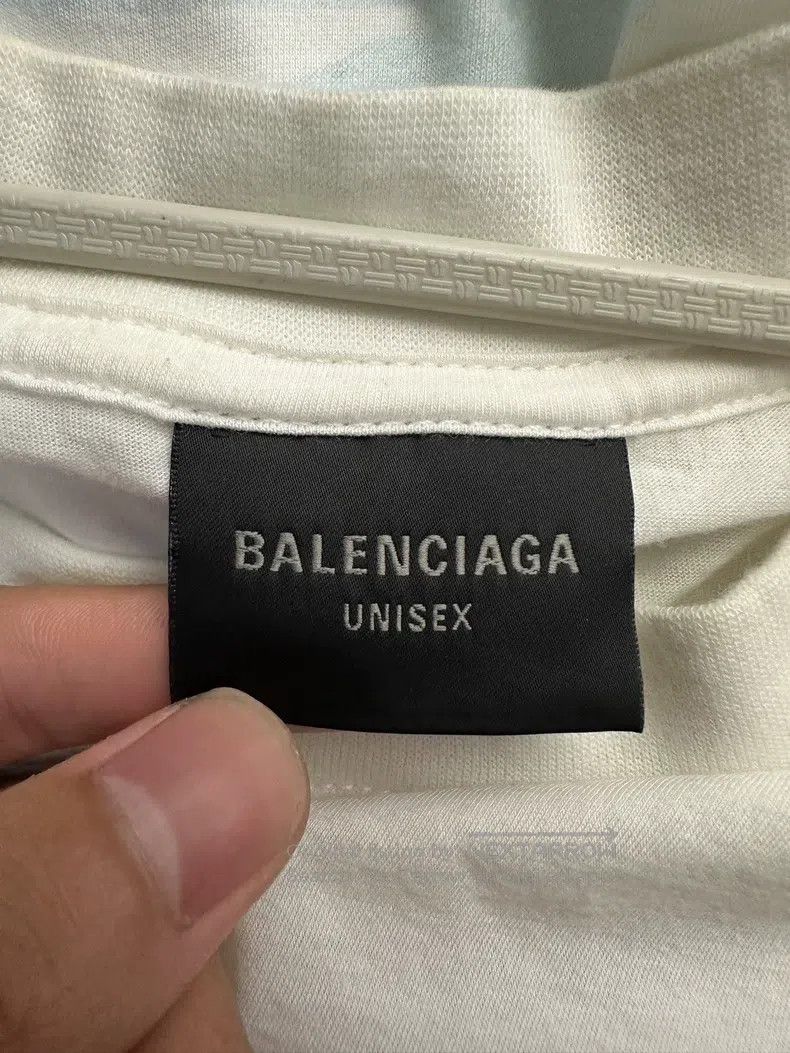Balenciaga Balenciaga Worn Out Blue Label Logo Letter Pattern Printed Size US M / EU 48-50 / 2 - 3 Thumbnail