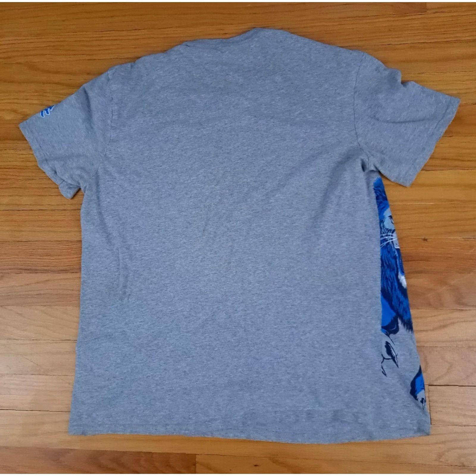 Vintage Detroit Lions T-Shirt XL Gray Miller Lite Draft Day Short Sleeve Mens Shirt Size US XL / EU 56 / 4 - 4 Thumbnail