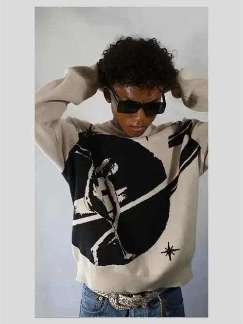 Aran Isles Knitwear Creative Stripes Sweater Size US M / EU 48-50 / 2 - 2 Thumbnail