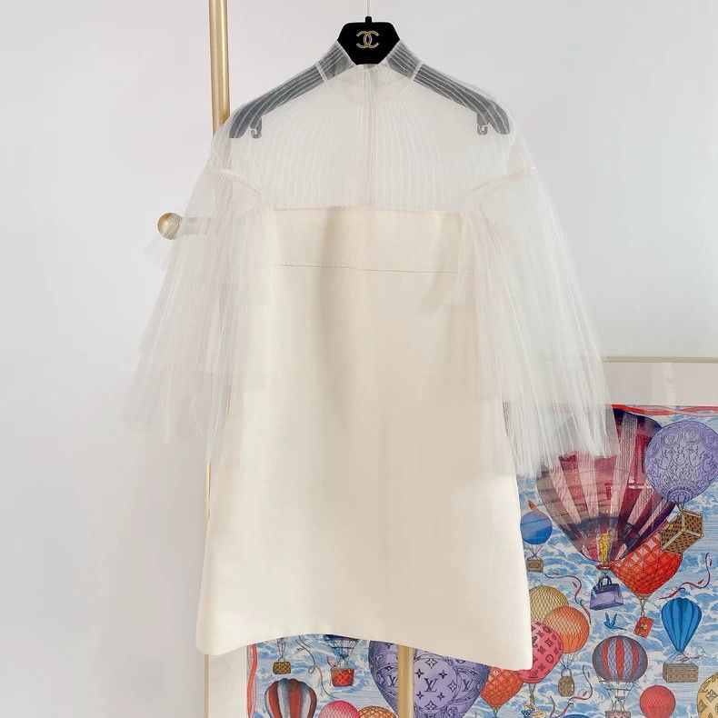 Valentino Valentino Creamy white mesh dress Size XS / US 0-2 / IT 36-38 - 1 Thumbnail