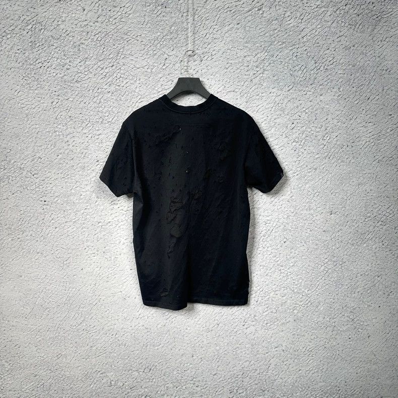 Givenchy Givenchy Letter Print Round Neck Ripped Short Sleeve SS22 Size US XS / EU 42 / 0 - 2 Thumbnail