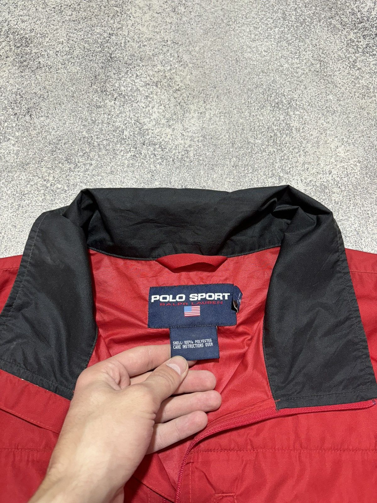 Polo Ralph Lauren × Ralph Lauren Sport × Vintage Vintage Polo Sport Ralph Lauren Nylon Jacket Windbreaker XL Size US XXL / EU 58 / 5 - 6 Thumbnail