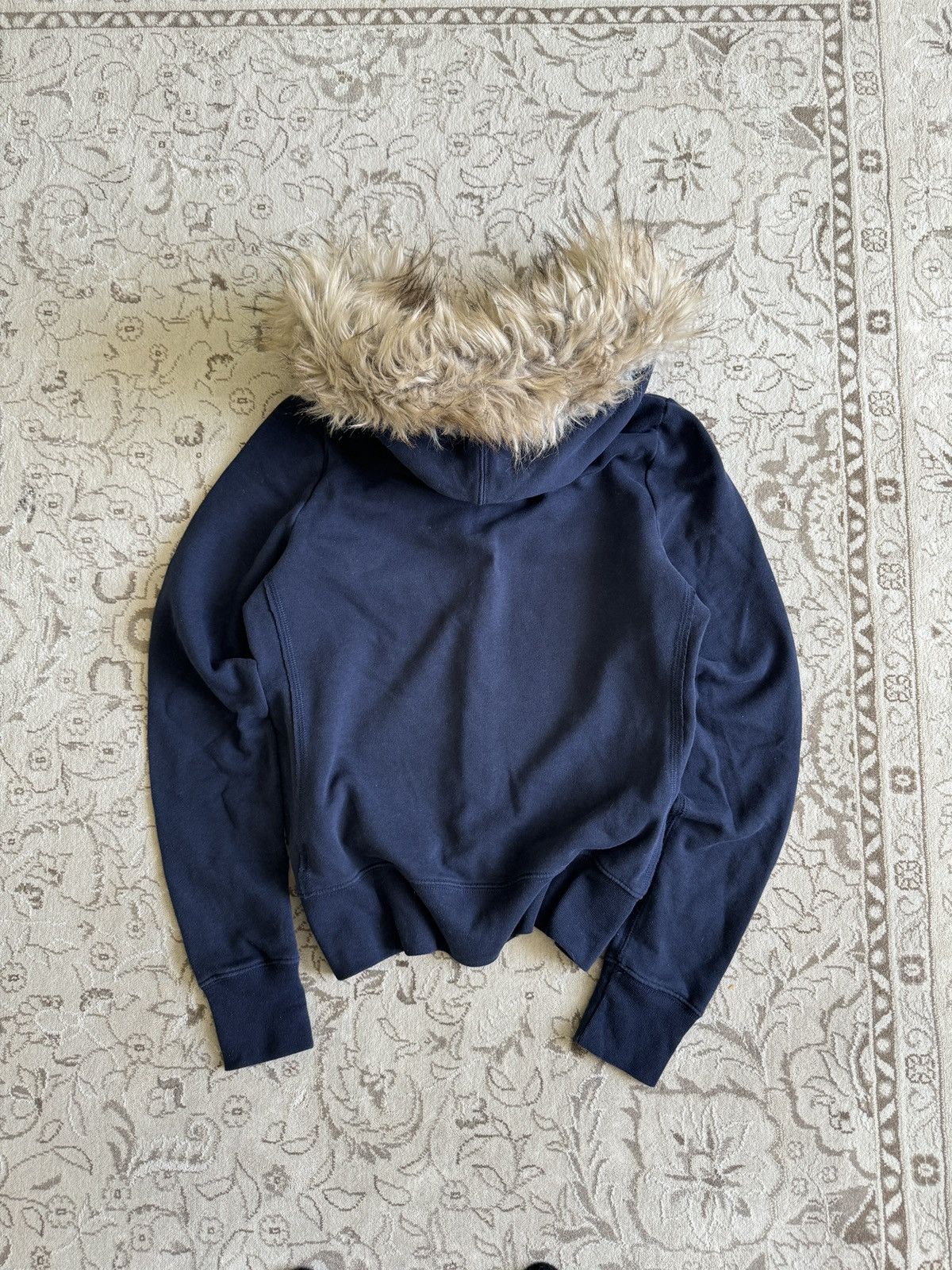 Abercrombie & Fitch Vintage y2k Abercrombie & Fitch Fur Zip Hoodie Ifsixwasnine Size L / US 10 / IT 46 - 2 Thumbnail