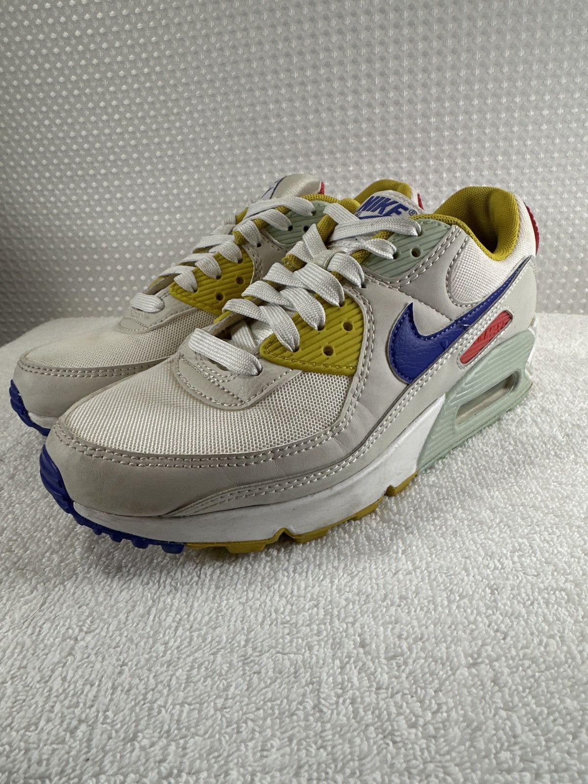 Nike Nike Air Max 90 'Summit White' Multi-Color Shoes Size US 7.5 / IT 37.5 - 1 Thumbnail