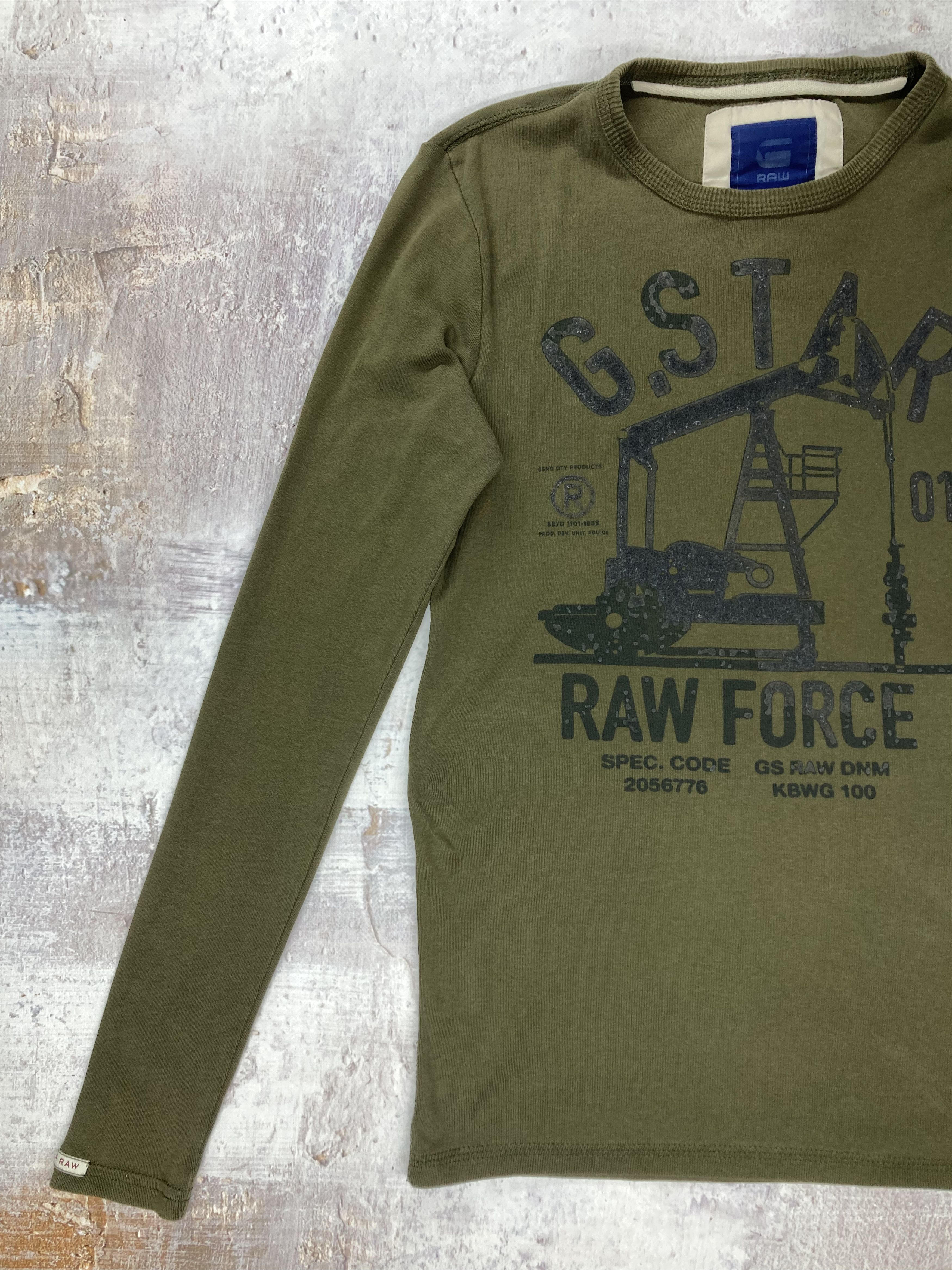 G-Star Vintage Long Sleeve T-Shirt G Star Raw Men’s Size S Size US S / EU 44-46 / 1 - 4 Thumbnail