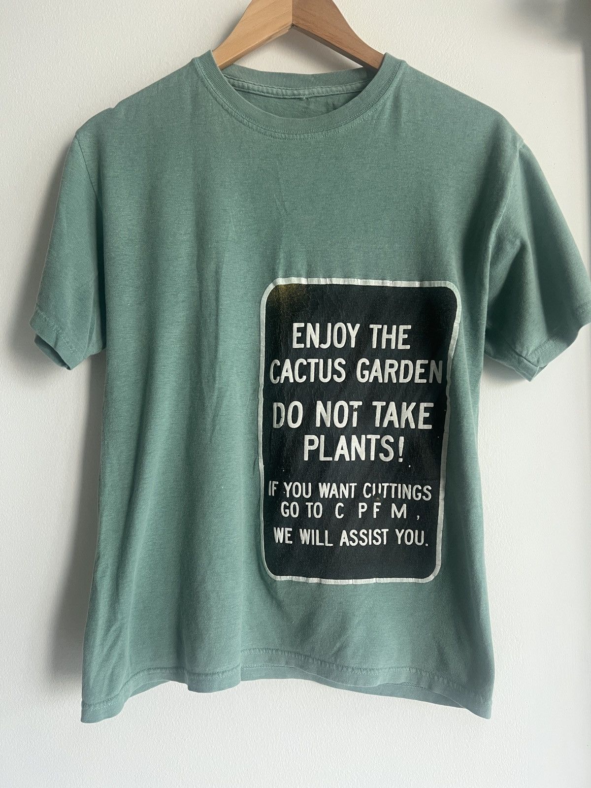 image of Cactus Plant Flea Market Cactus Cuttings T Shirt Size Small in Mint, Men's