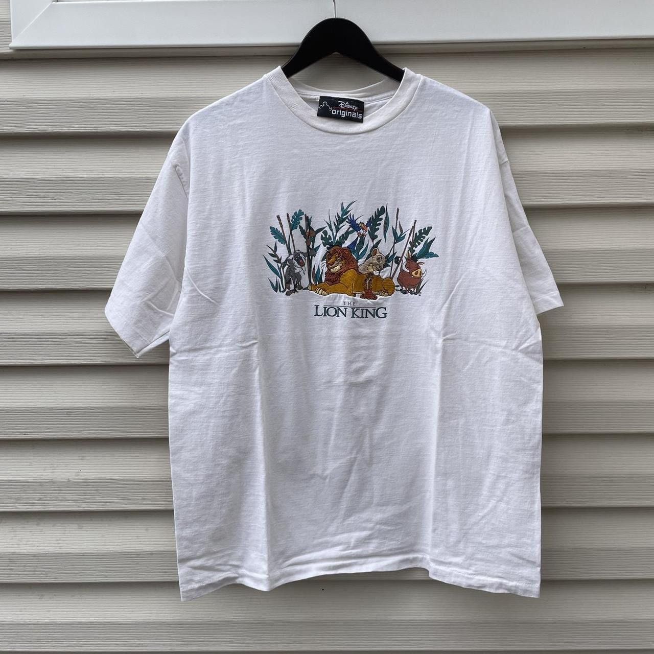 image of 1994 Disney Original Lion King Promo in White, Men's (Size XL)