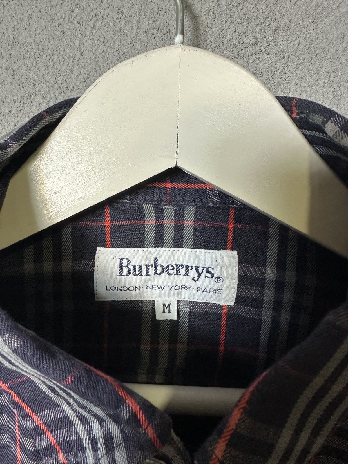 Burberry × Vintage Burberrys Vintage Nova Check Blue Shirt Size US M / EU 48-50 / 2 - 3 Thumbnail