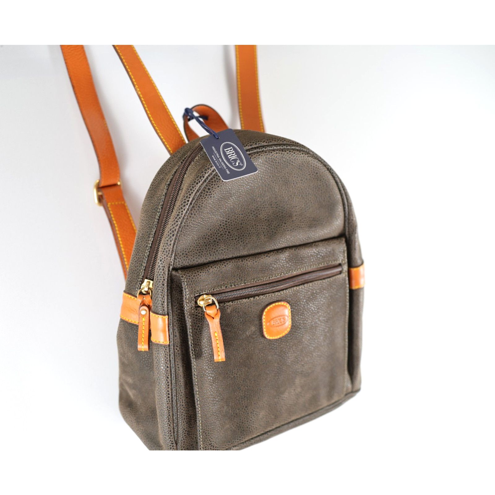 Bricks & Wood BRIC'S Life Small Travel Back Pack Leather Accents BLF01651 Size ONE SIZE - 2 Thumbnail