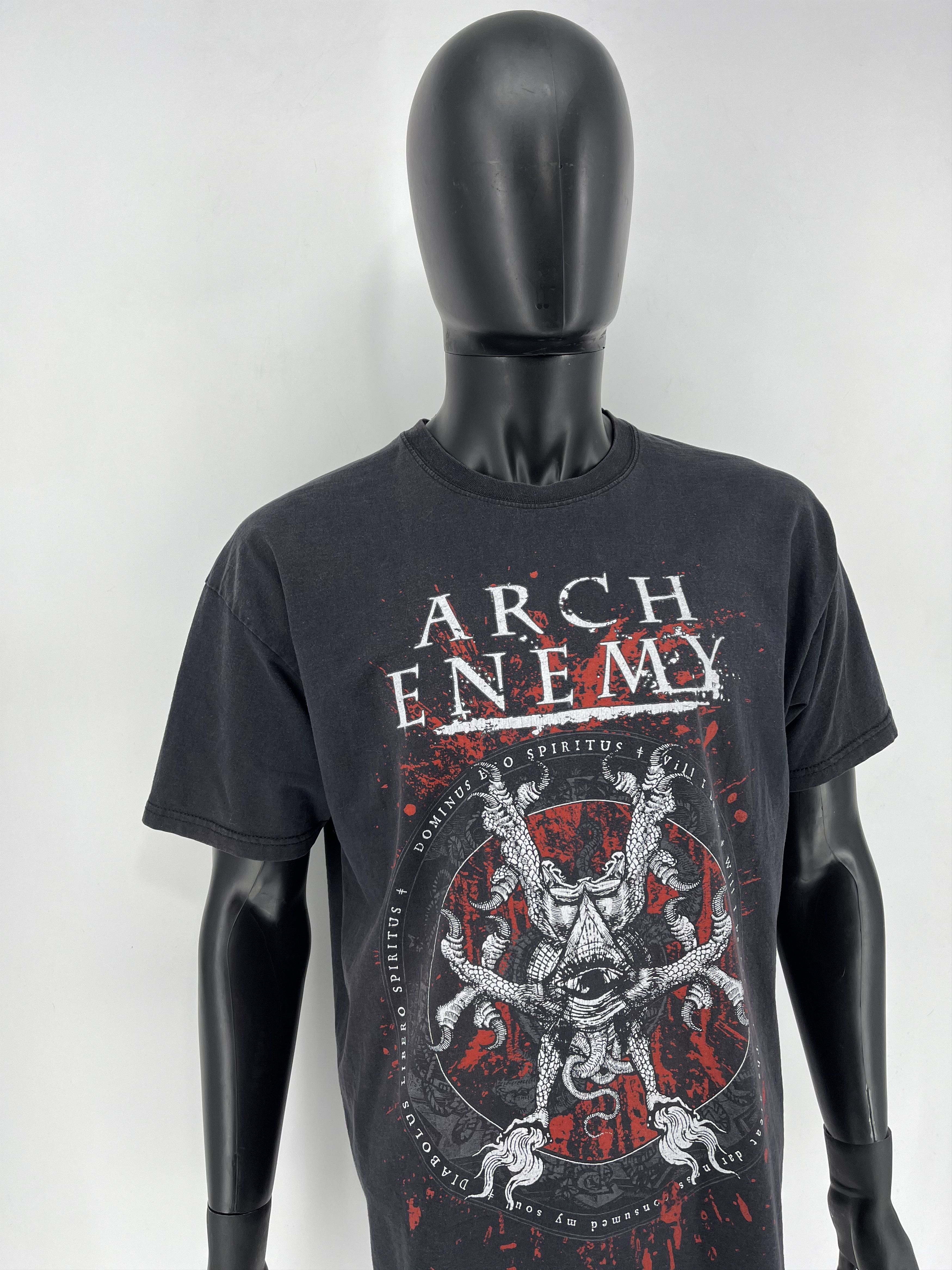 Band Tees Vintage Y2K Arch Enemy Band Rock Skeleton Skull Tee Size US XL / EU 56 / 4 - 4 Thumbnail