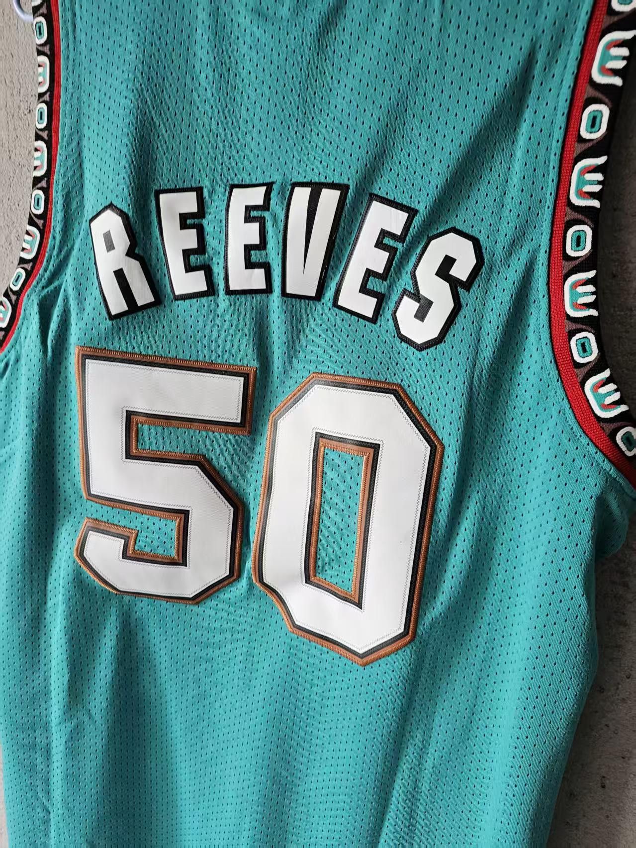 NBA Memphis Grizzlies #50 Bryant Reeves Jersey Size US M / EU 48-50 / 2 - 4 Thumbnail