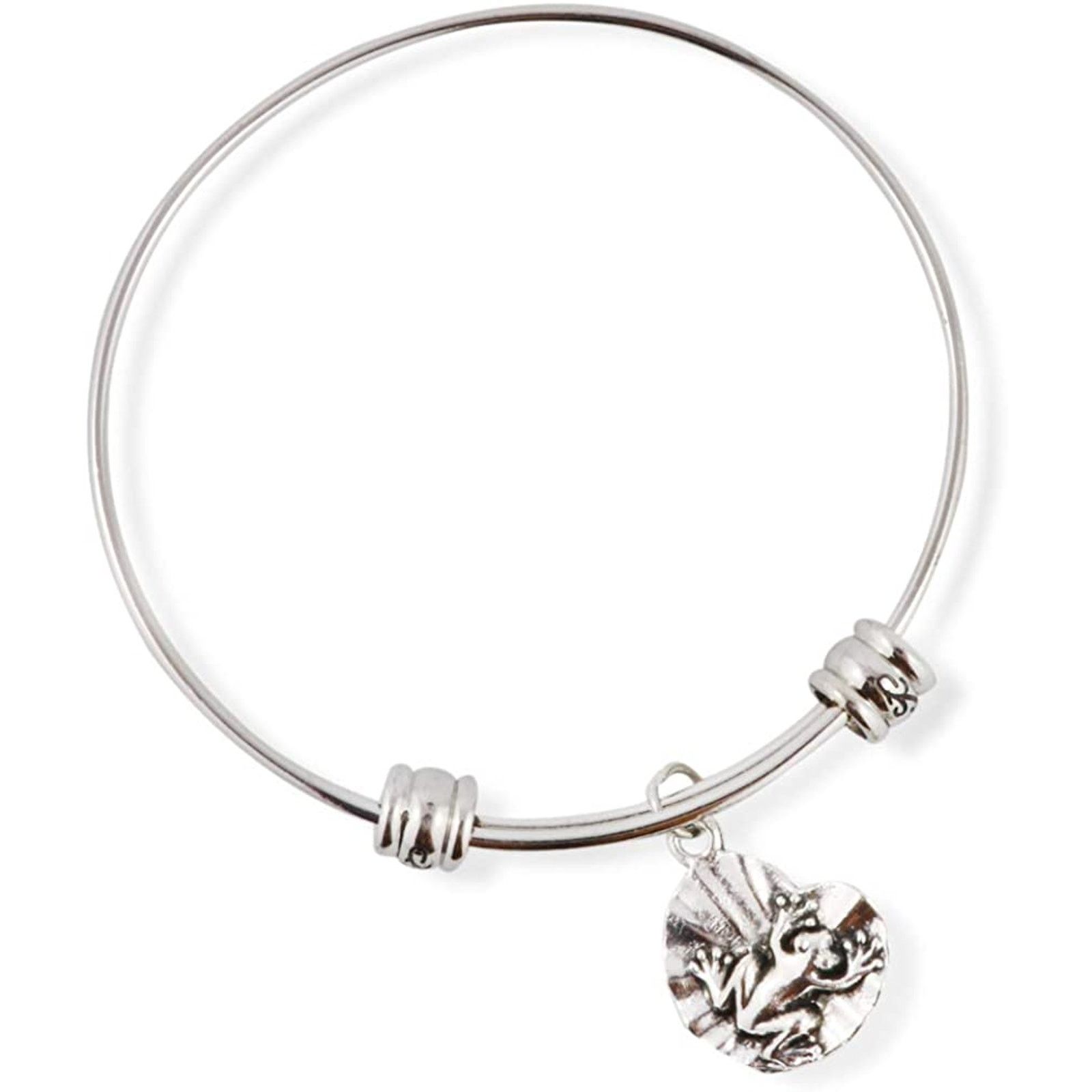 & Other Stories Frog on a Lily Pad Fancy Charm Bangle Size ONE SIZE - 1 Thumbnail