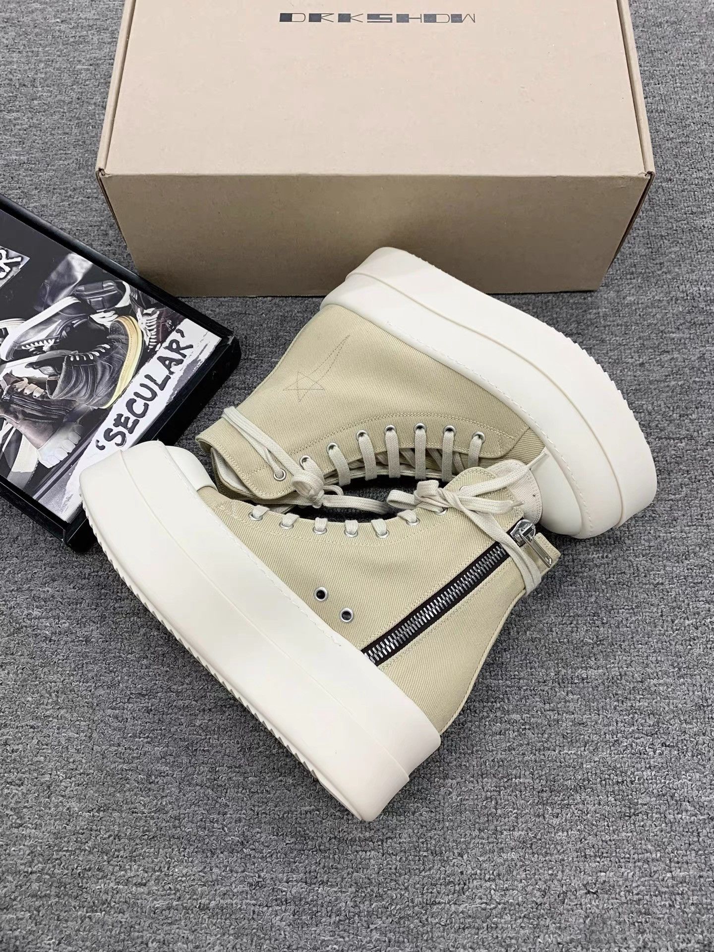 Rick Owens Rick Owens 25SS Double Canvas Platform Converse K34 Size US 6 / IT 36 - 6 Thumbnail