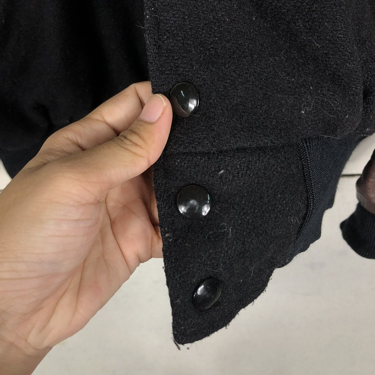 Vintage 📌VINTAGE VARSITY LEATHER JACKET SPORTING GOOD ISSEY MIYAKE Size US XL / EU 56 / 4 - 17 Thumbnail