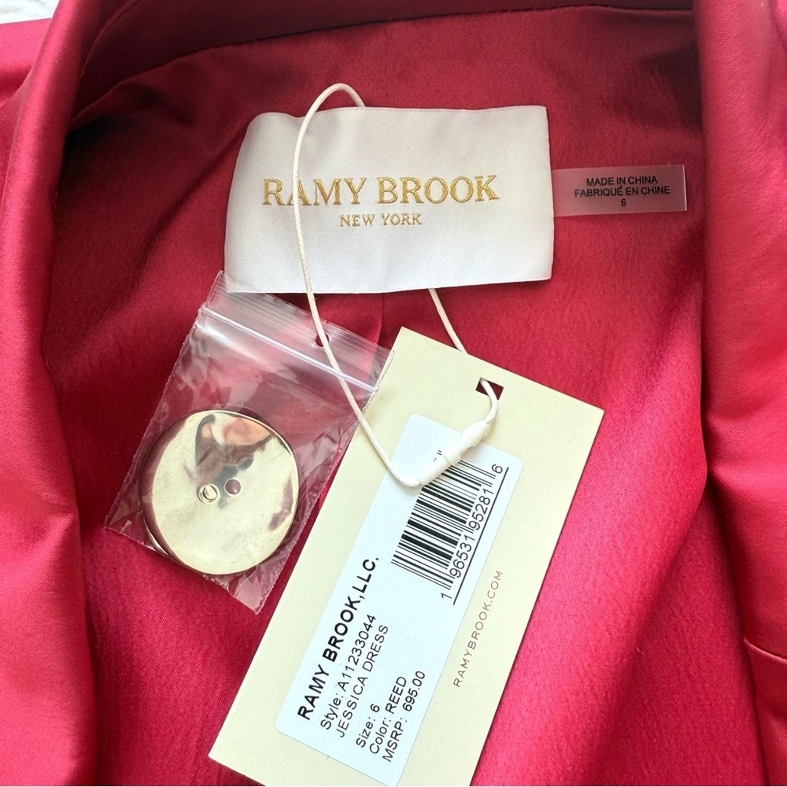 Ramy Brook NWT!!! Ramy Brook women dress size 6 US Retail 695$ Size M / US 6-8 / IT 42-44 - 8 Thumbnail