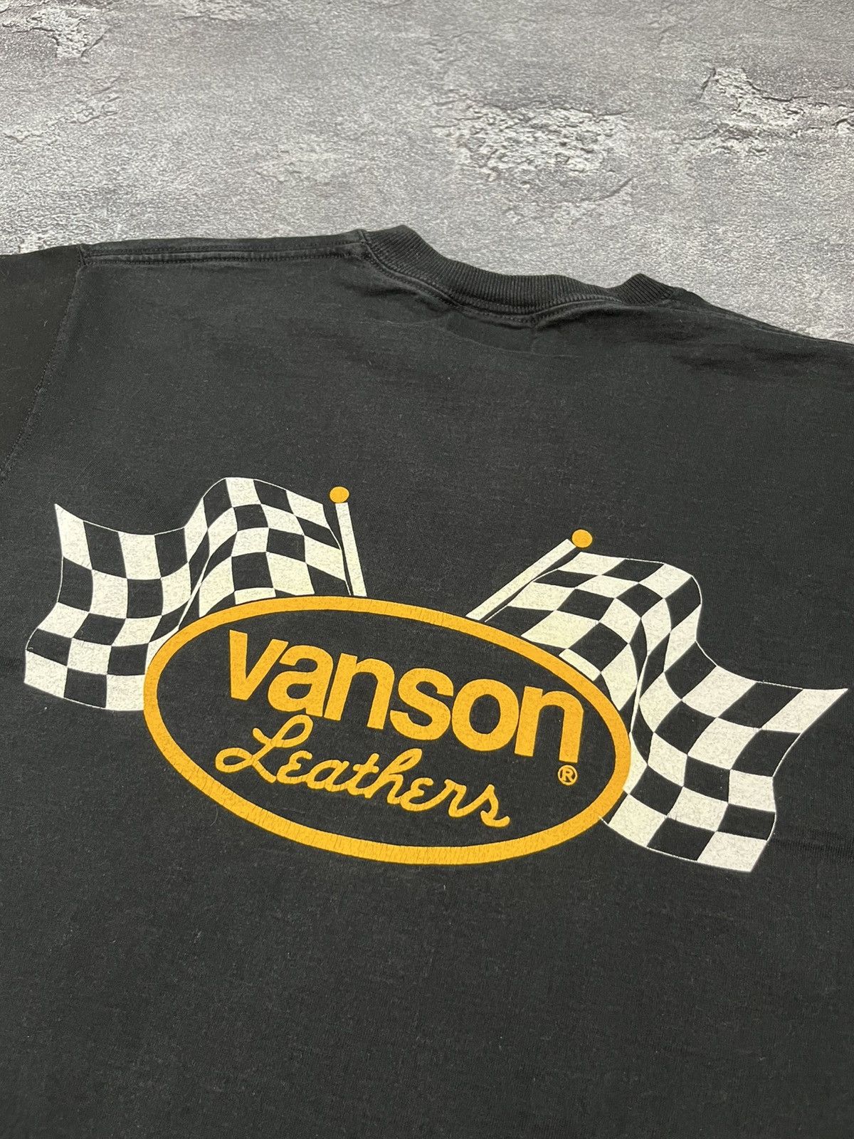 Vanson Leathers RARE Vintage 90s Vason Lathers Big Logo Shirt Size US M / EU 48-50 / 2 - 2 Thumbnail