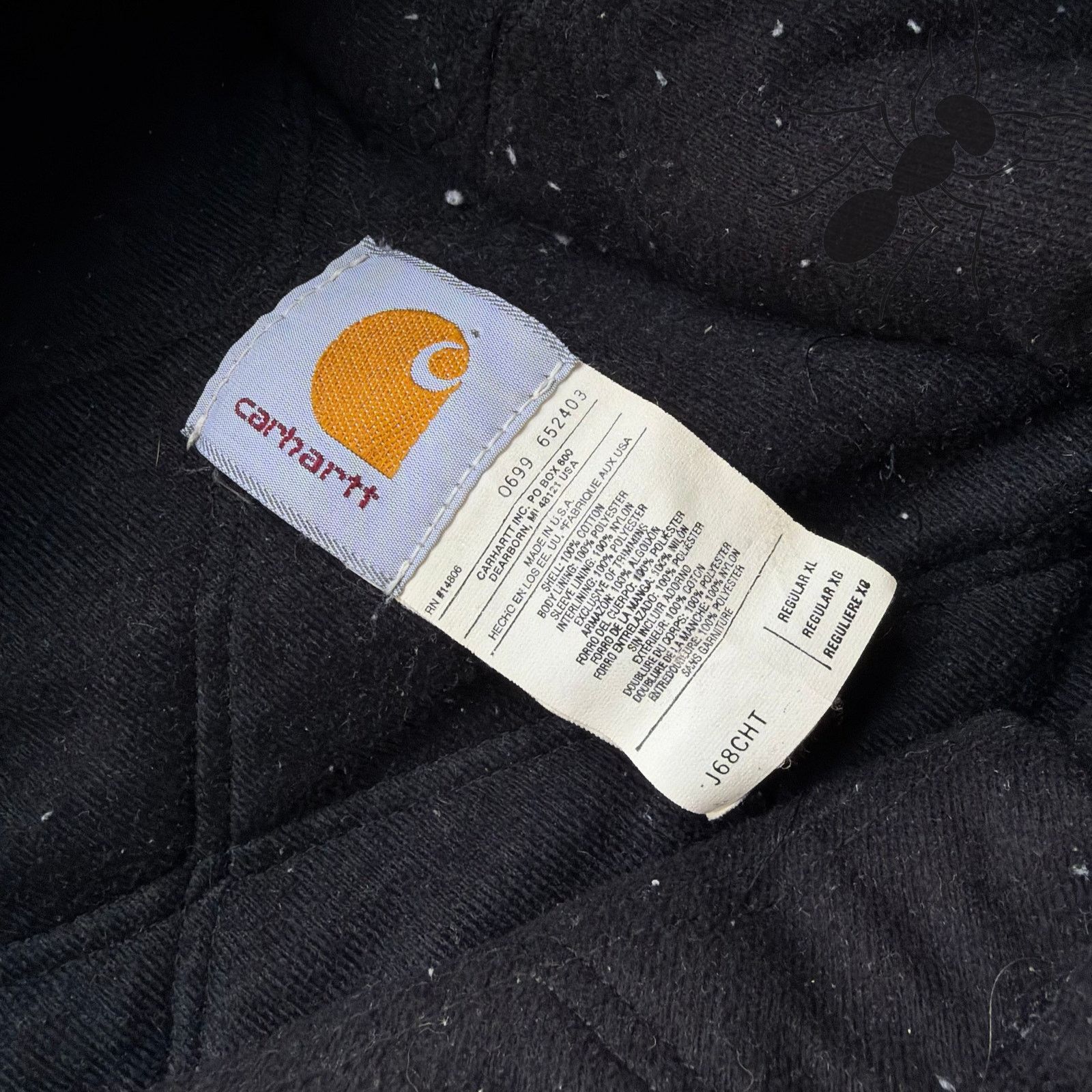 Carhartt × Vintage Vintage Carhartt J68 CHT brown hooded work wear jacket Size US XL / EU 56 / 4 - 5 Thumbnail