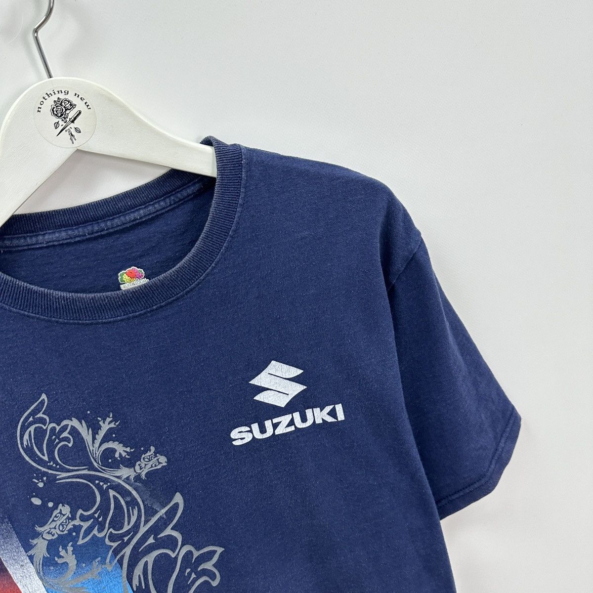 Vintage Vintage 00s Suzuki washed Motorcycle racing tee y2k FOTL og Size US L / EU 52-54 / 3 - 6 Thumbnail