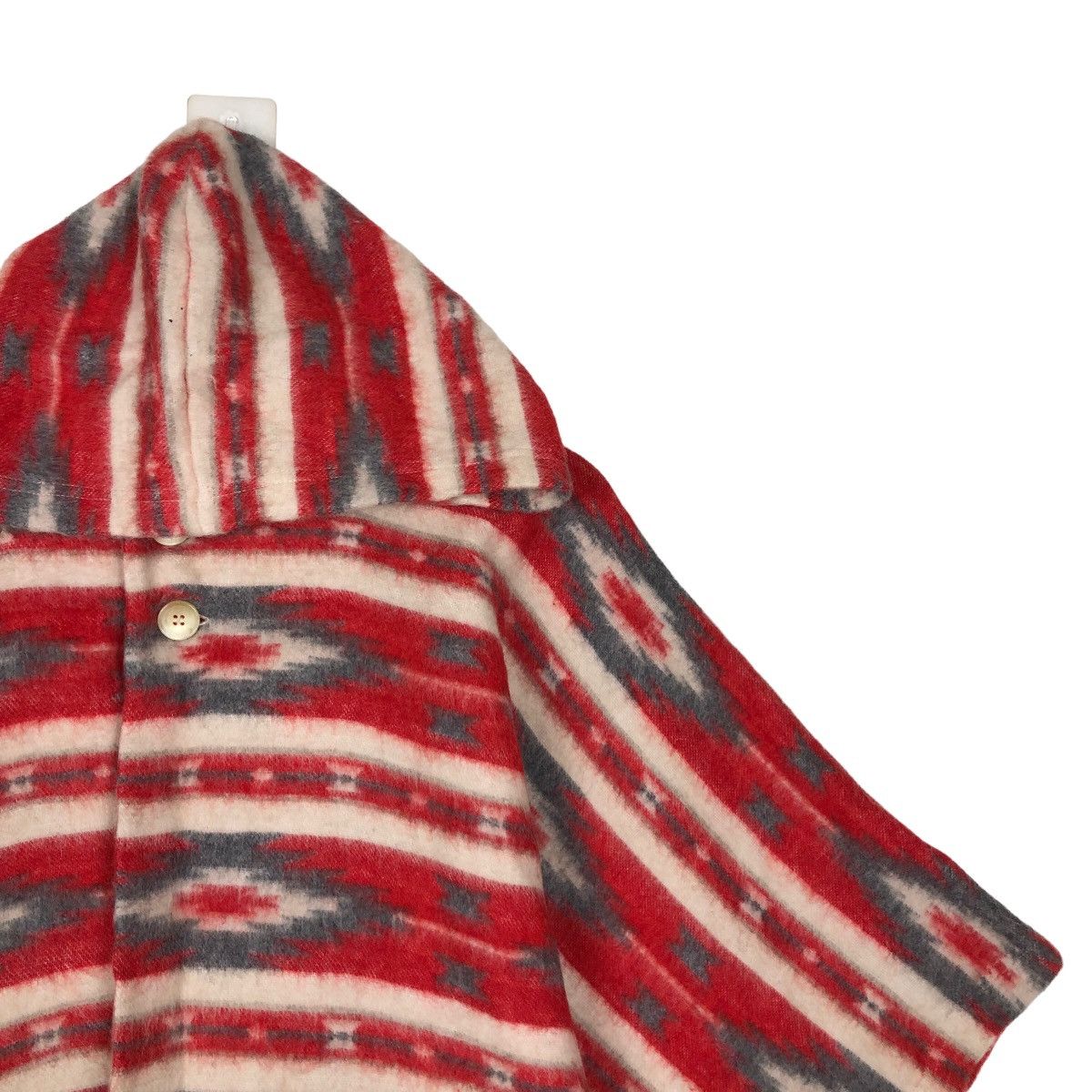 Japanese Brand 🔥Oversized Poncho Jacket Striped Viri-Dari Deserta Japan Size US L / EU 52-54 / 3 - 6 Thumbnail