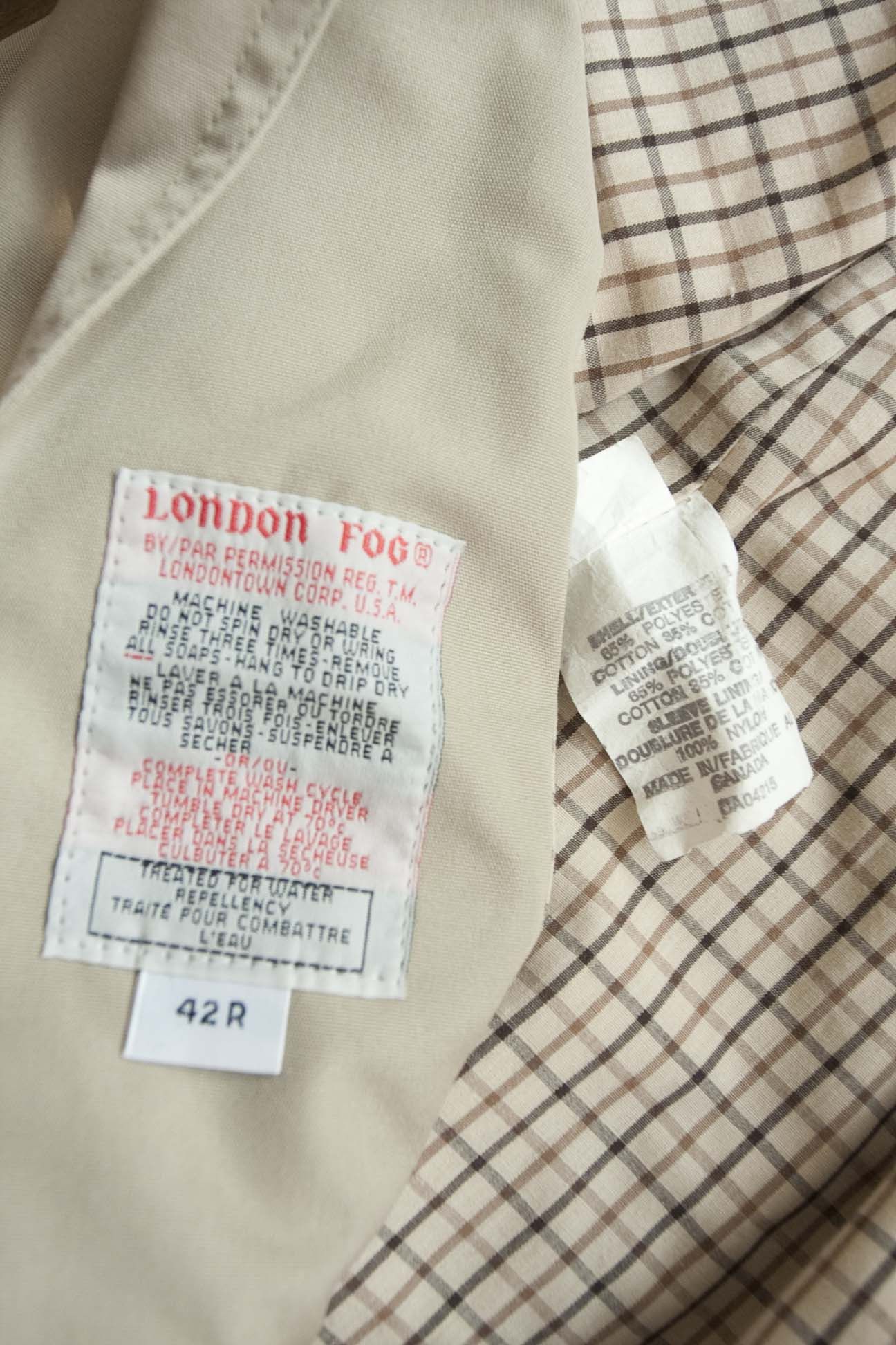 London Fog London Fog Trench Coat Size 42R Beige Size US M / EU 48-50 / 2 - 3 Thumbnail