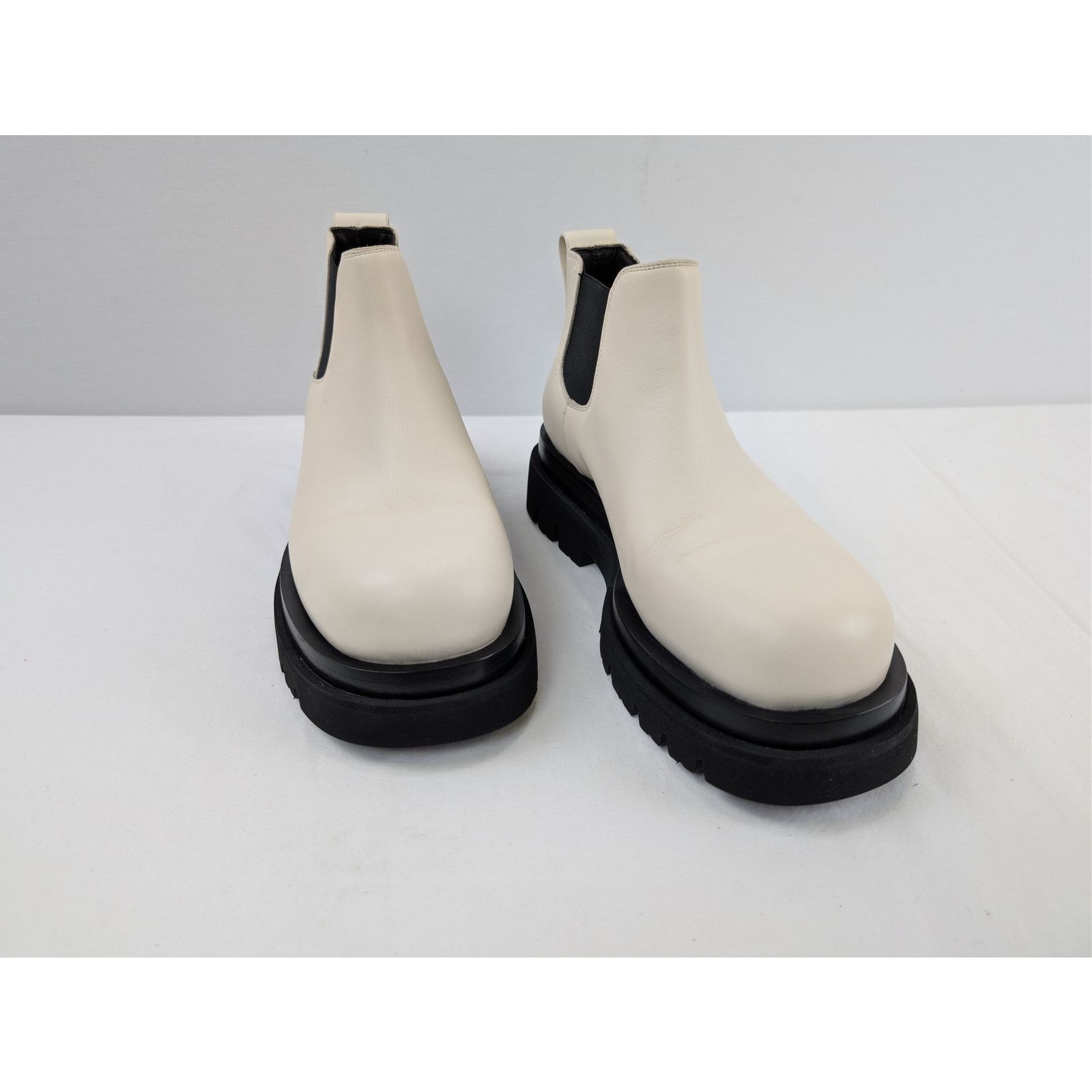 Bottega Veneta o1rshd1 Military Calf The Lug Boots in Sea Salt Size US 10 / EU 43 - 5 Thumbnail