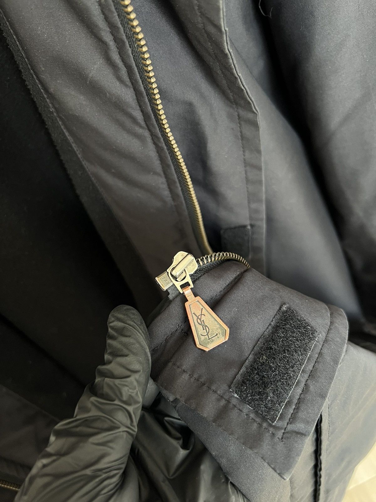 Vintage × Yves Saint Laurent Yves Saint Laurent Jacket Parka Pockets Mens Full Zip Size US L / EU 52-54 / 3 - 10 Thumbnail