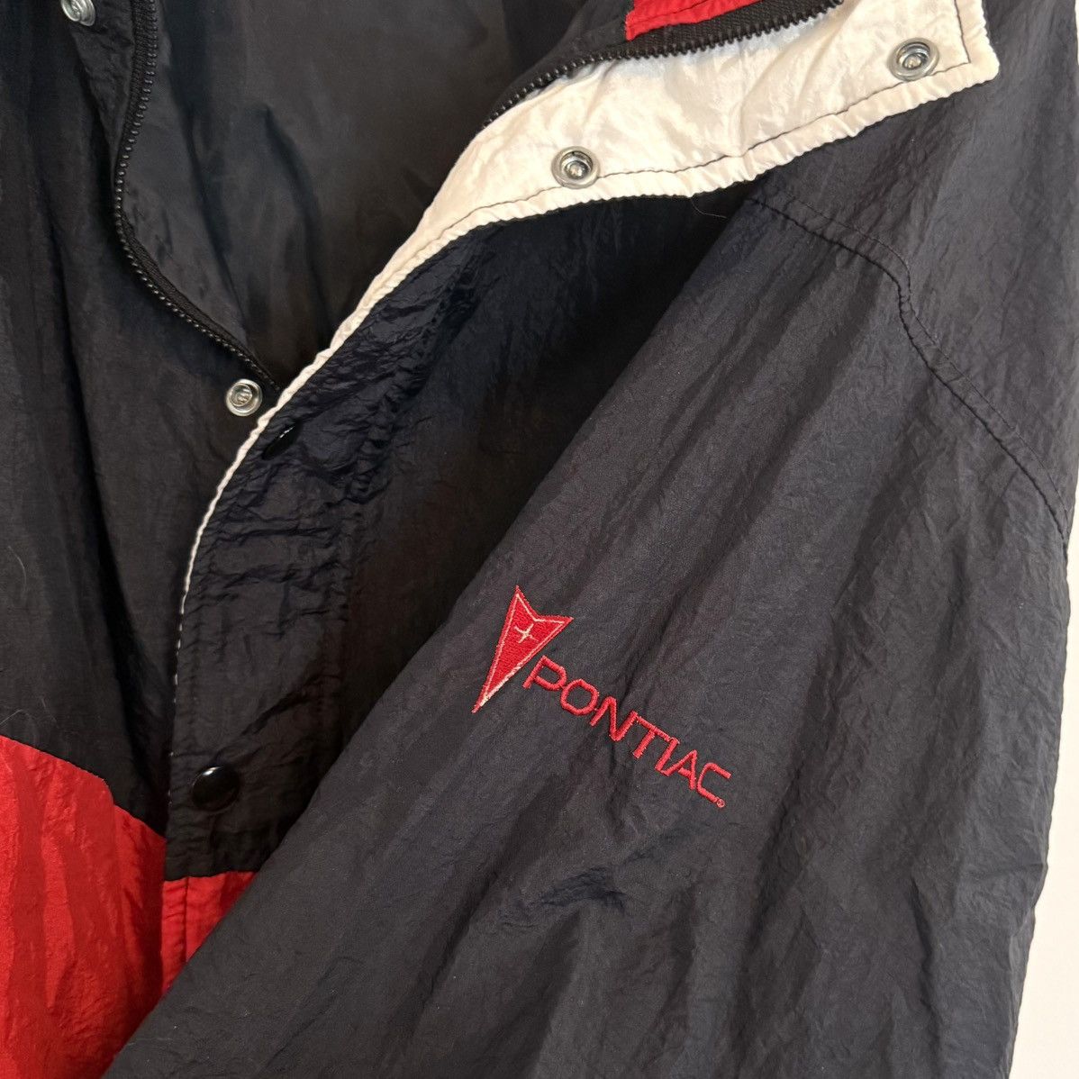 Vintage VTG Pontiac Made In USA Horizon Sportswear Windbreaker Size US L / EU 52-54 / 3 - 2 Thumbnail