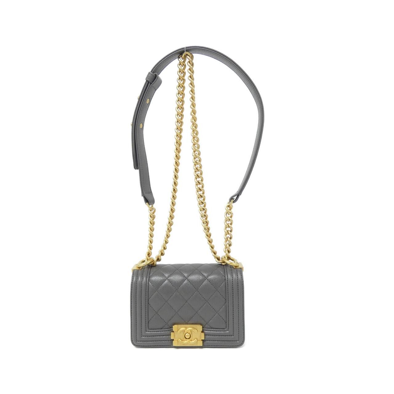 Chanel Chanel Boy Chanel Caviar Skin Shoulder Bag Leather Shoulder Bag 67364 DUTY FREE for USA