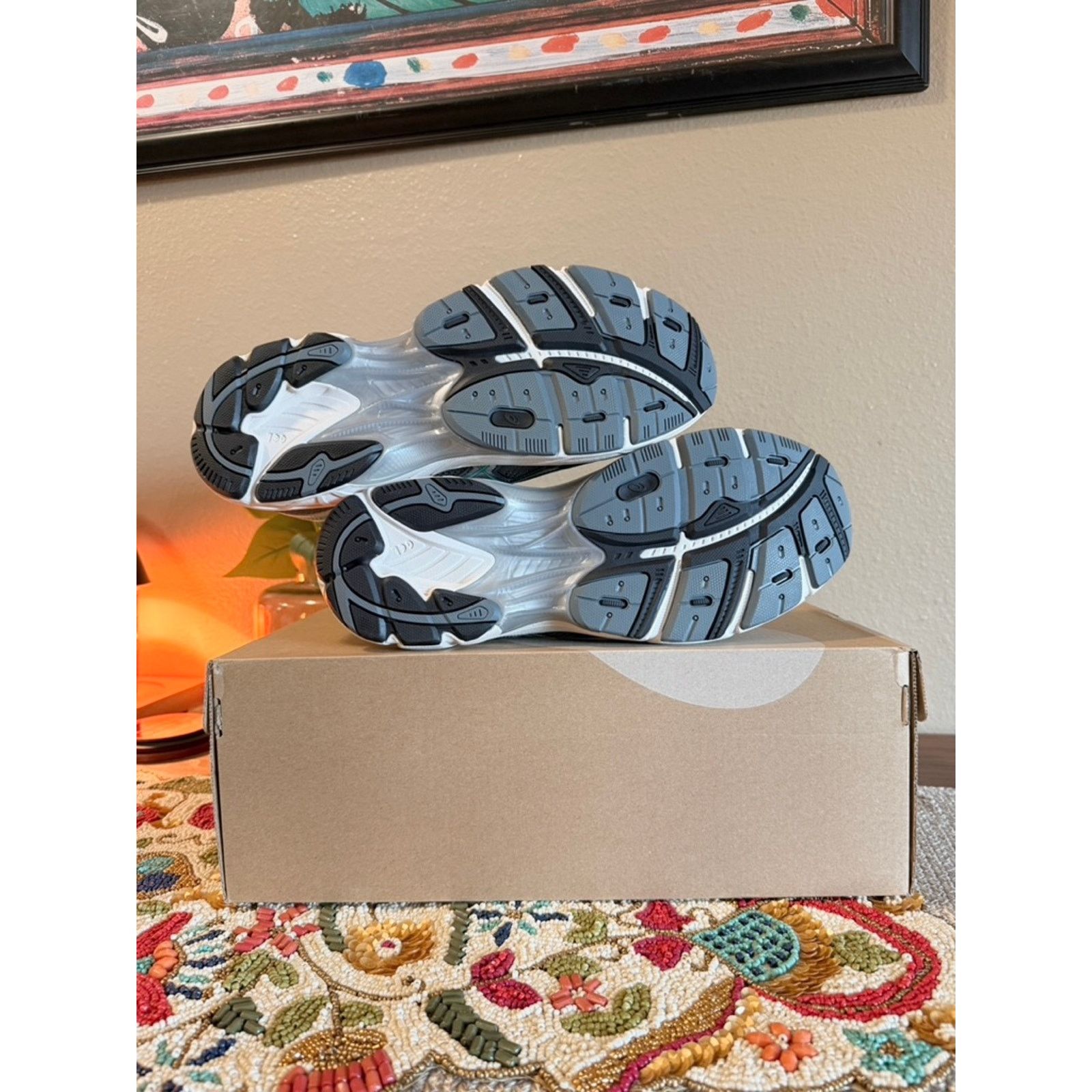 Asics ASICS GT-2160 Steel Grey Waterfall Teal Pure Silver Gel Size US 10 / EU 43 - 6 Thumbnail
