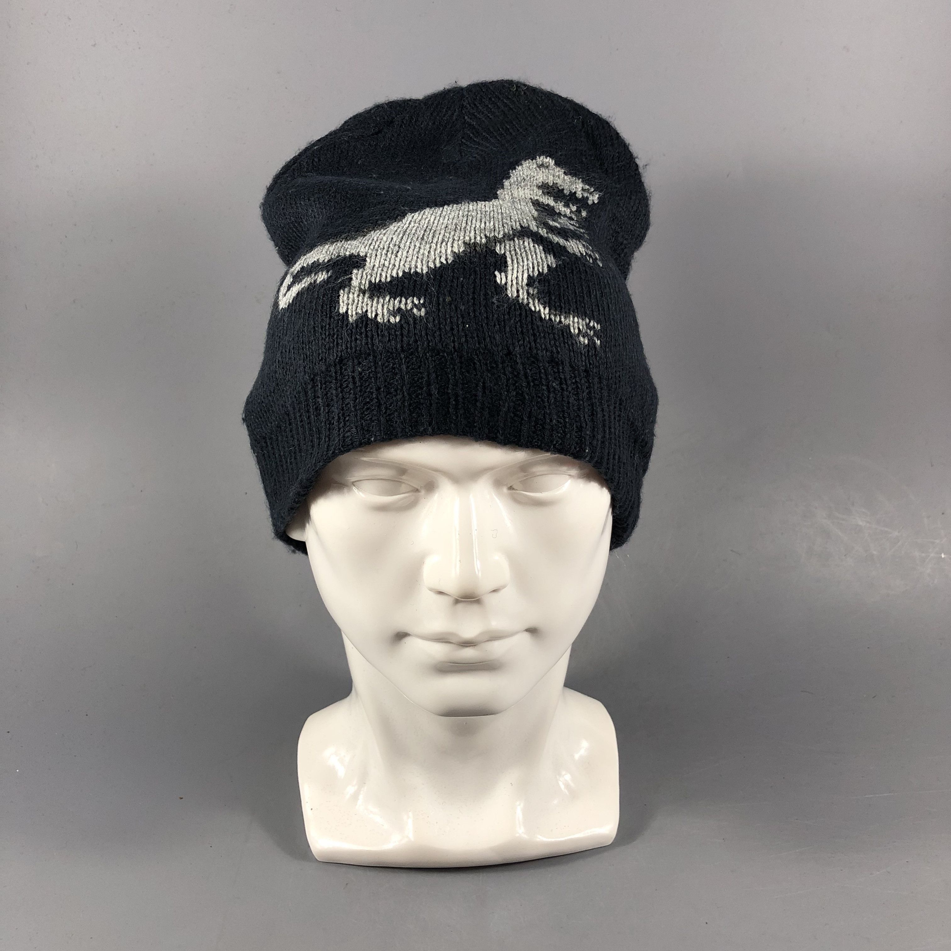 Vintage Unknown T-Rex Beanie Snowcap Snow Hat B1039 Size ONE SIZE - 1 Thumbnail