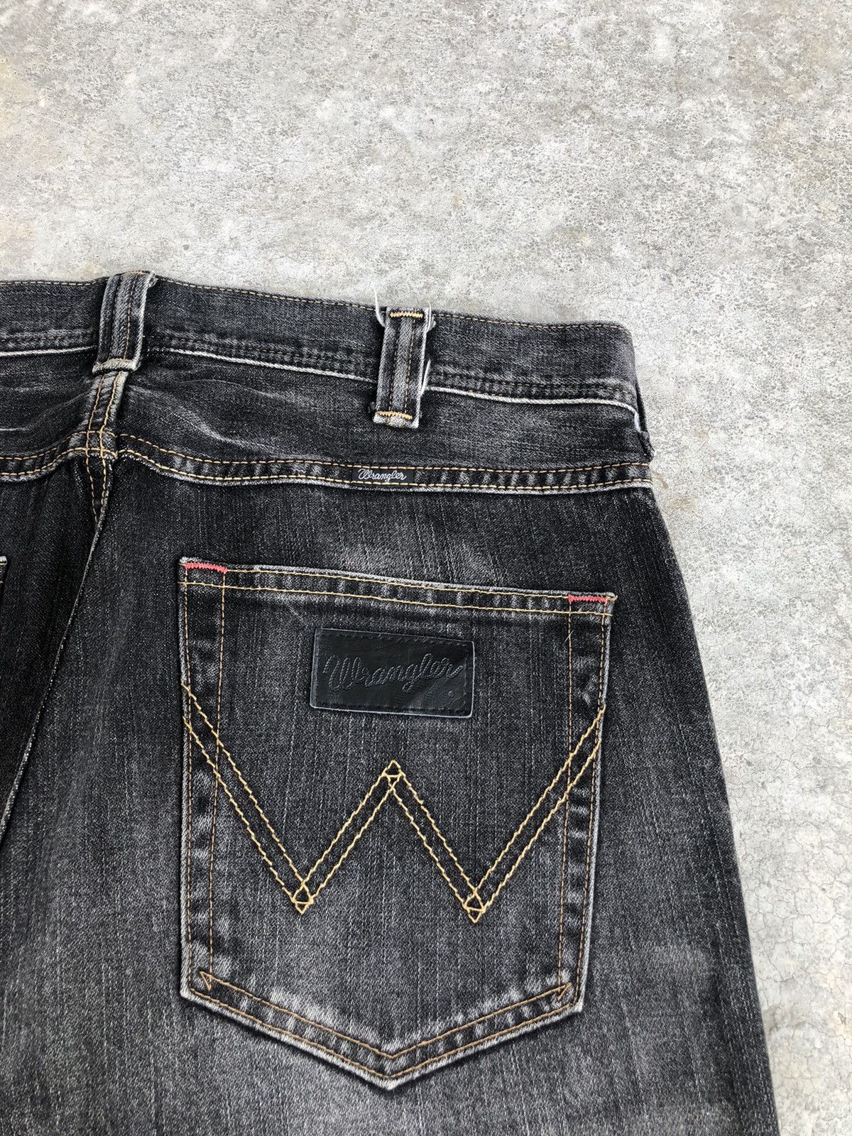 If Six Was Nine Y2k Wrangler Flared Jeans Distressed Jeans Size US 34 / EU 50 - 15 Thumbnail