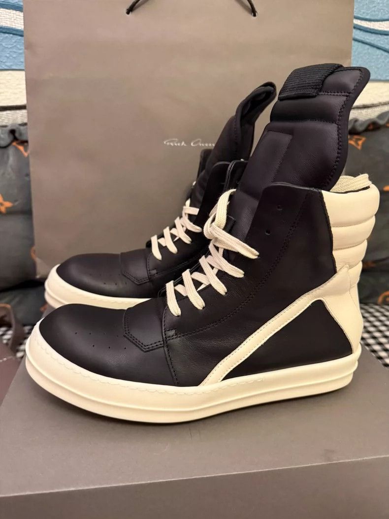 Rick Owens Rick Owens High-Top Sneakers with Box-dmc Size US 8 / EU 41 - 1 Thumbnail