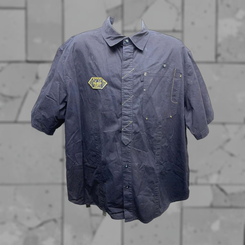 Vintage VINTAGE Eight 732 Black Button-Down Shirt Mens 4XL Short Sleeve Clothing Size US XXL / EU 58 / 5 - 1 Thumbnail