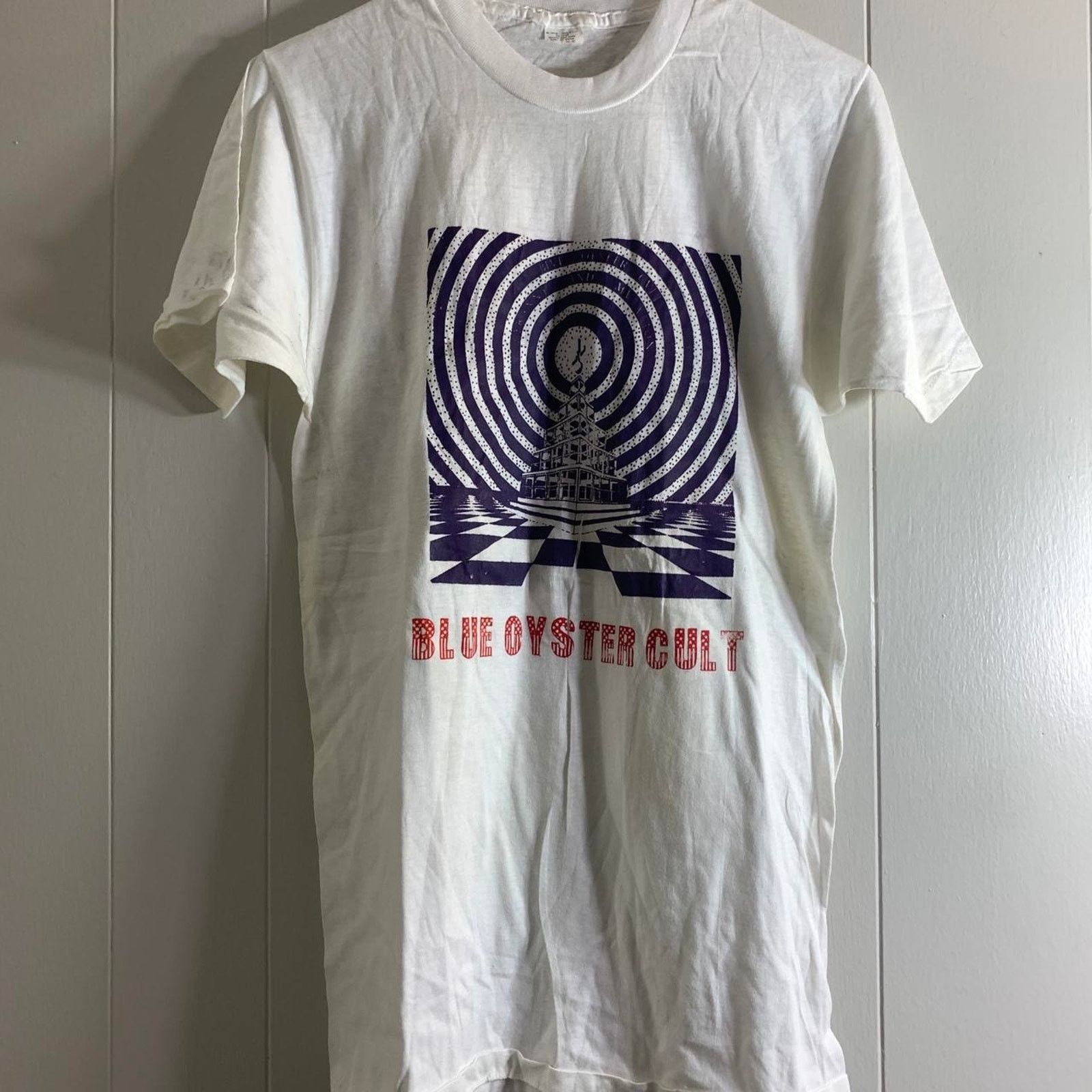 Fruit Of The Loom 1981 BLUE OYSTER CULT FOGHAT Madison Square Garden tee shirt Size US S / EU 44-46 / 1 - 2 Thumbnail
