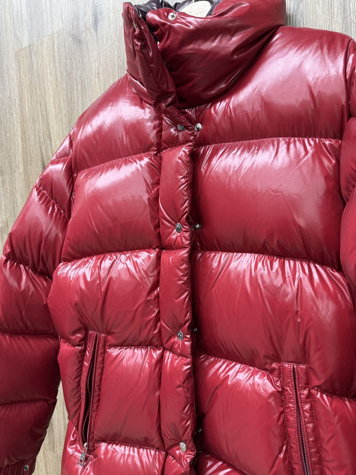 Moncler Moncler Burgandy Puffer Coat Size US M / EU 48-50 / 2 - 5 Thumbnail